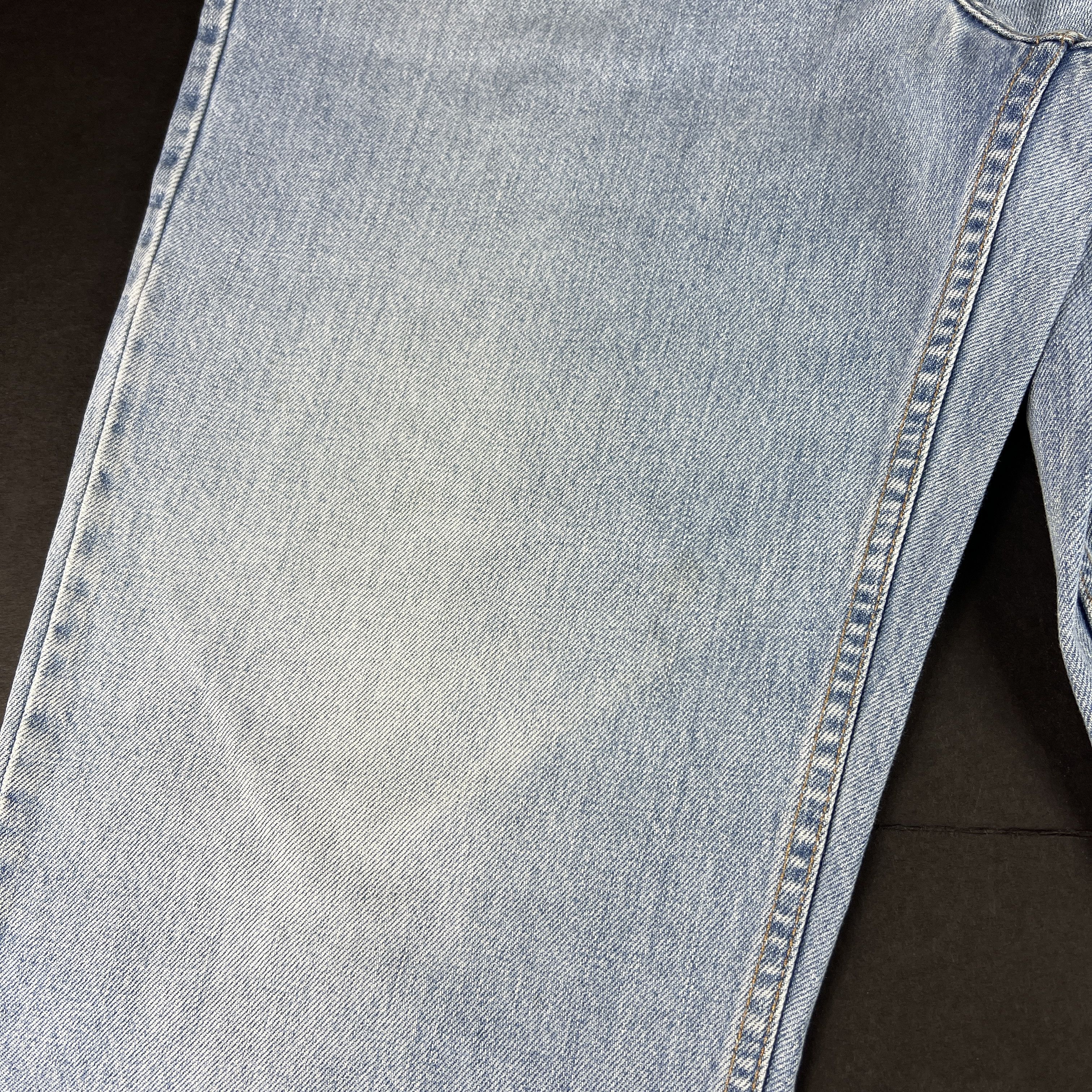 Levi's × Vintage VTG 90s Levi's Jeans 550 Relaxed Light Blue Cotton Denim Size US 36 / EU 52 - 5 Thumbnail