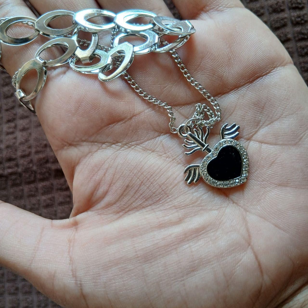 Other Double Layered heart Pendant Necklace Size ONE SIZE - 3 Thumbnail