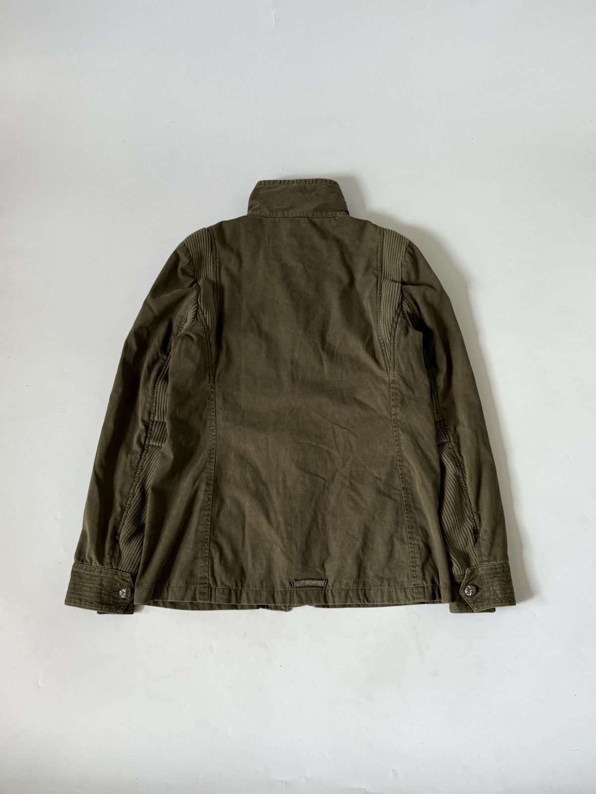 Chrome Hearts Chrome Hearts Cherry Bomb Navy Green Military Jacket Size US M / EU 48-50 / 2 - 2 Thumbnail