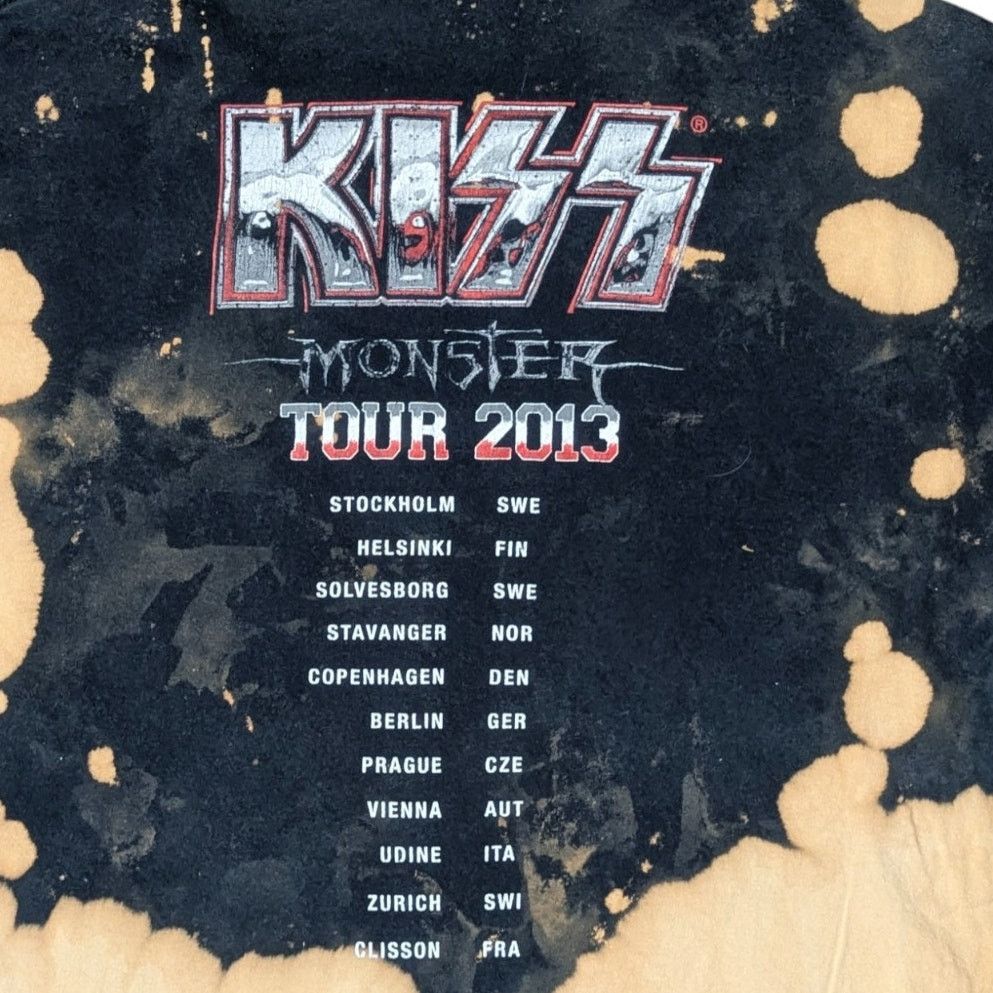 Other KISS Acid Wash Distressed Tour Raw Hem 2013 T-Shirt L Size L / US 10 / IT 46 - 2 Thumbnail