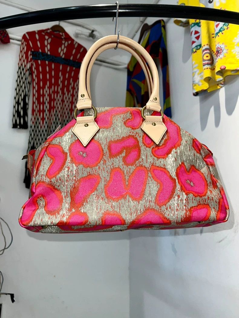 Vivienne Westwood Vivienne Westwood size os Pink leopard print bowling bag ha Size ONE SIZE - 4 Thumbnail