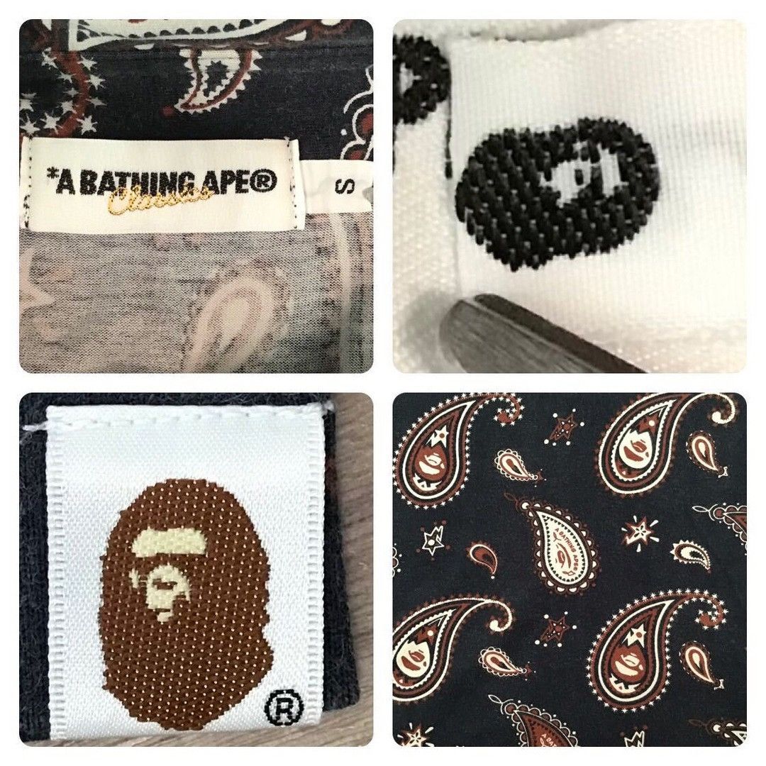 Bape × Nigo BAPE APE FACE paisley pattern polo shirt a bathing ape NIGO Size US S / EU 44-46 / 1 - 7 Thumbnail
