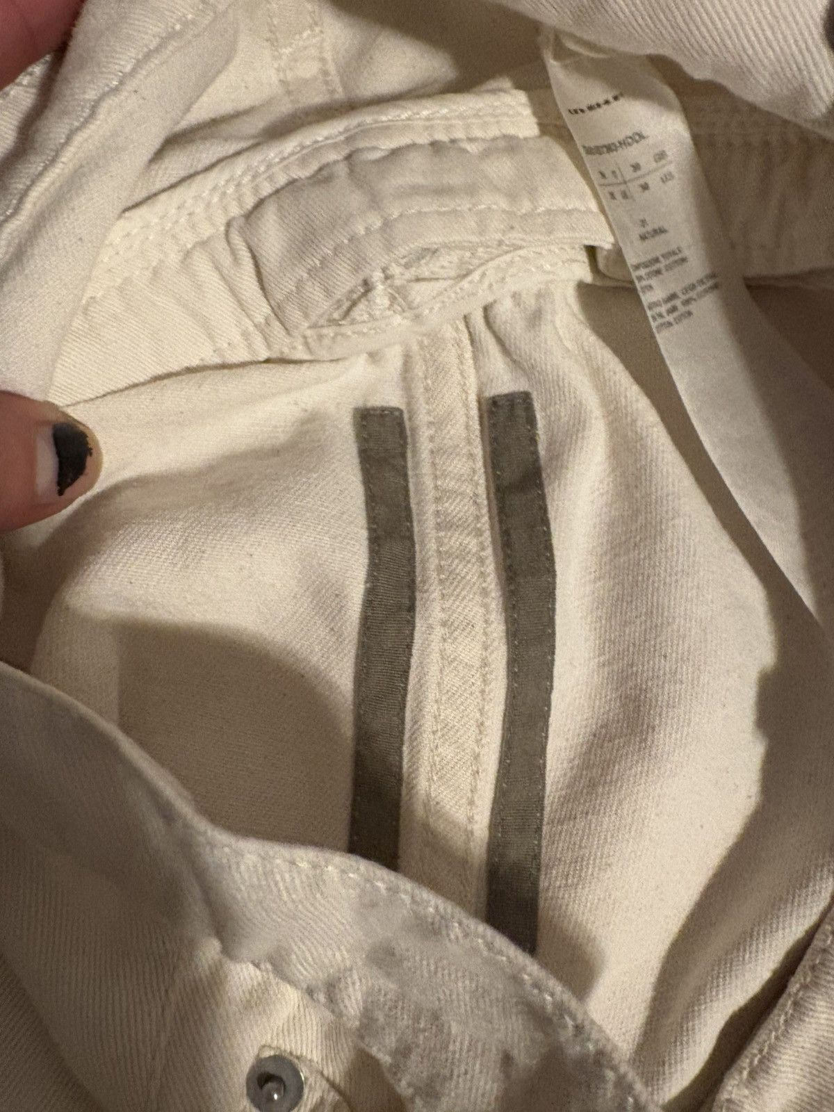 Rick Owens Rick Owens Banana Bolan Jeans — White — Size 32 Size US 30 / EU 46 - 10 Thumbnail
