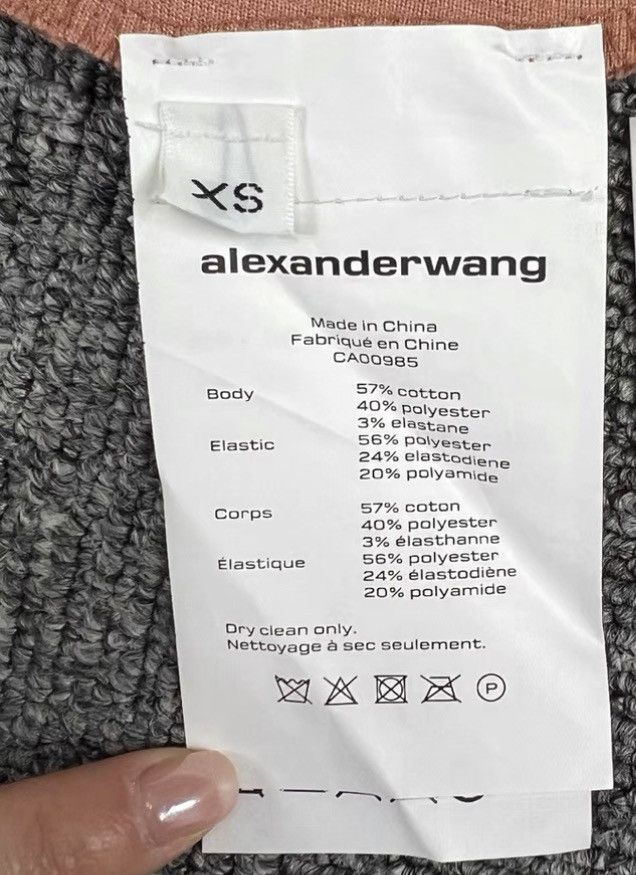 Alexander Wang Alexander Wang Brown Corduroy Short Pullover T-shirt K12 Size XS / US 0-2 / IT 36-38 - 6 Thumbnail