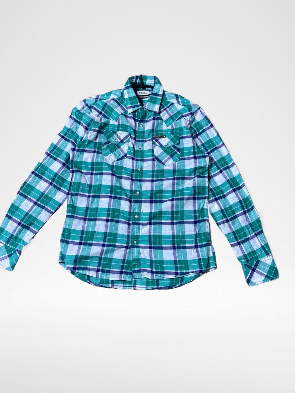 Diesel Size M Print Shirt VINTAGE DIESEL Streetwear Size US M / EU 48-50 / 2 - 1 Thumbnail