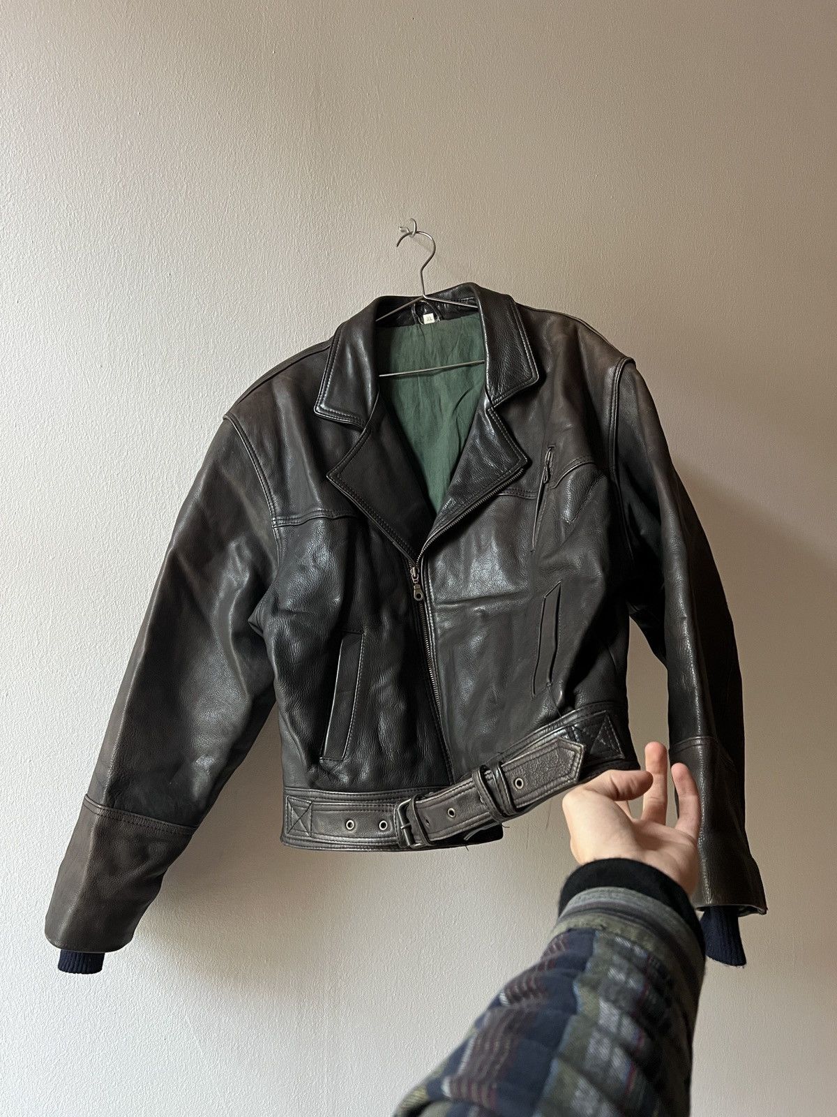 Vintage Vintage Leather Biker Jacket Size US XL / EU 56 / 4 - 6 Thumbnail