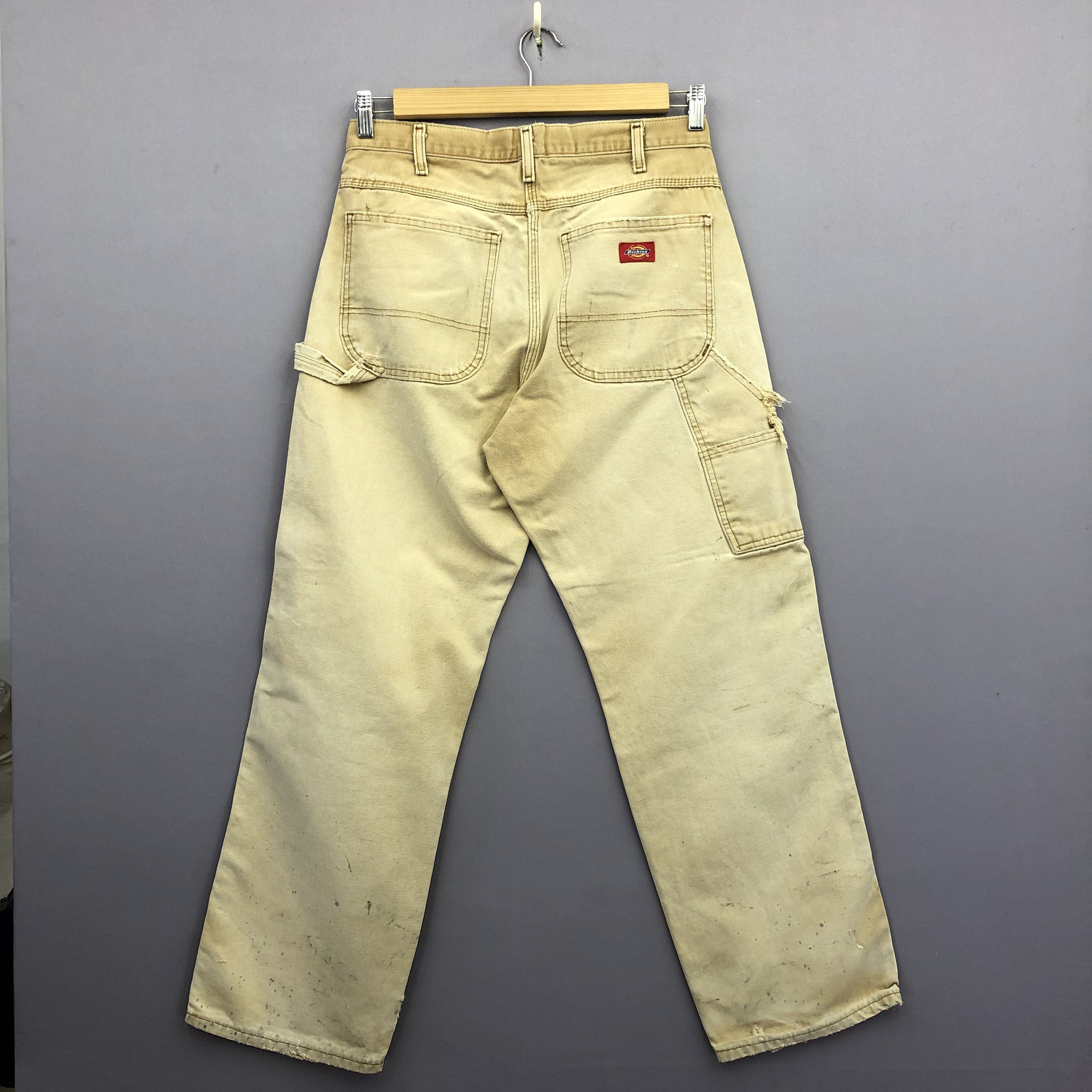 Dickies Vintage Rusty Distressed Dickies Baggy Cargo Carpenter Jeans Size US 32 / EU 48 - 2 Thumbnail