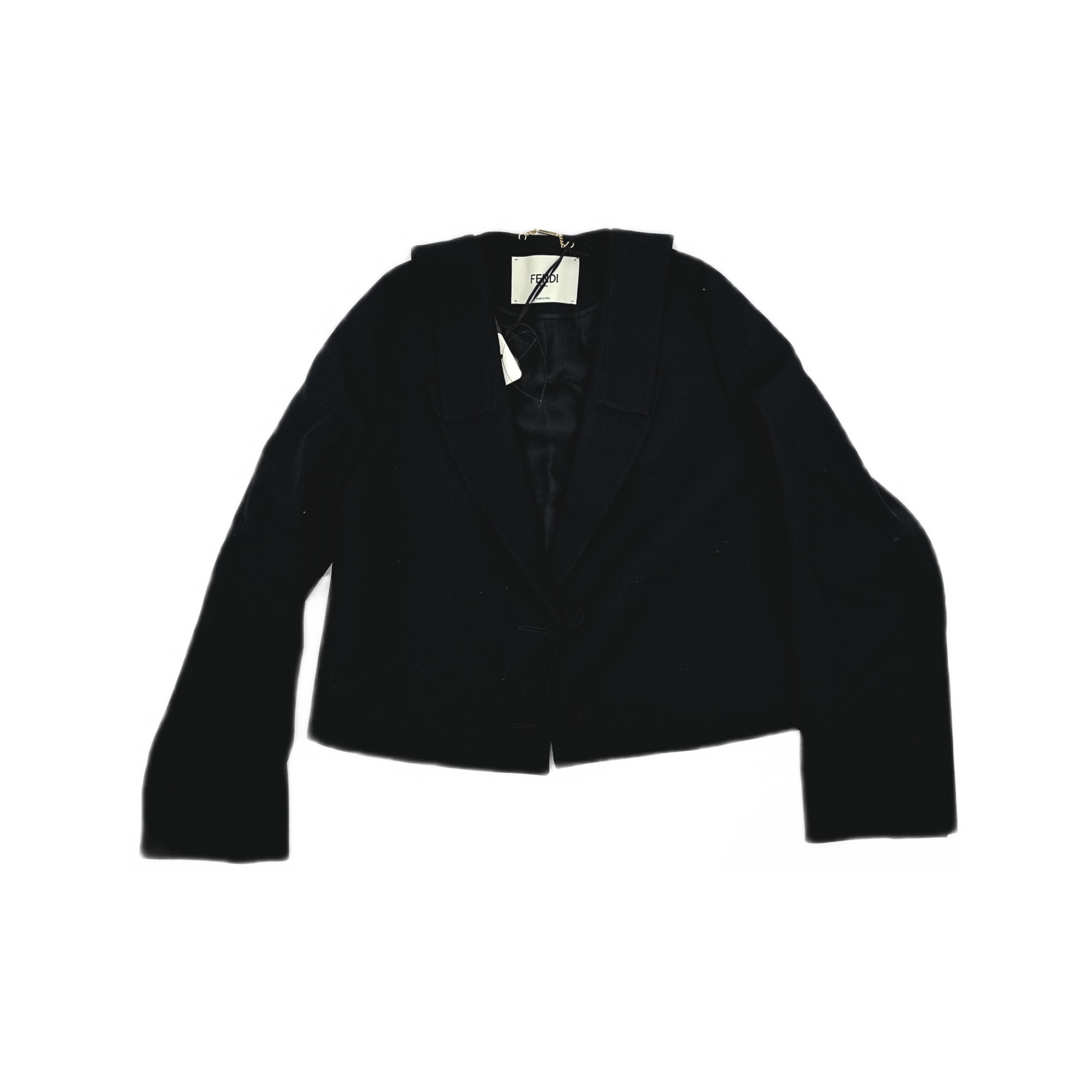 Fendi Fendi Wool Crepe Bolero Jacket Size 40 Size S / US 4 / IT 40 - 1 Thumbnail