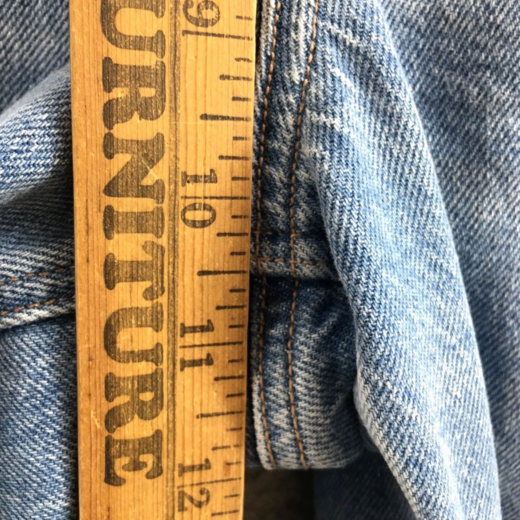 American Eagle Outfitters American Eagle Outfitters Straight Jeans Womens 14 Blue Mid Rise Denim 36x30 Regular Waist 5-Pocket Size 36" / US 14 / IT 50 - 7 Thumbnail
