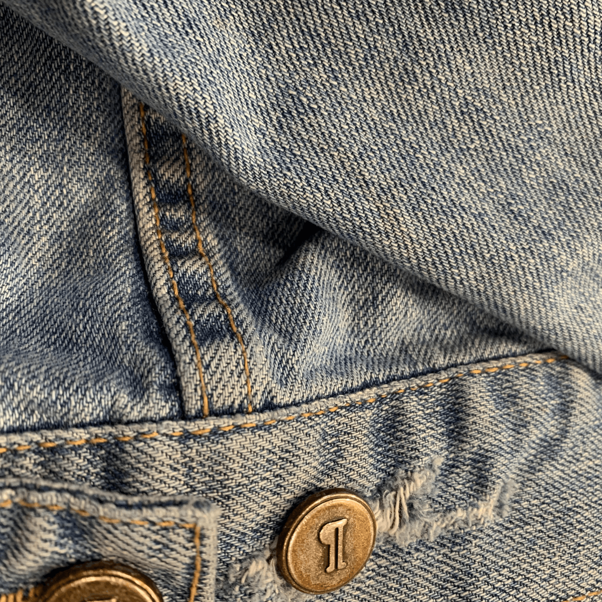 Anthropologie Pilcro and the Letterpress Lightly Distressed Denim Jacket Size XS / US 0-2 / IT 36-38 - 8 Thumbnail