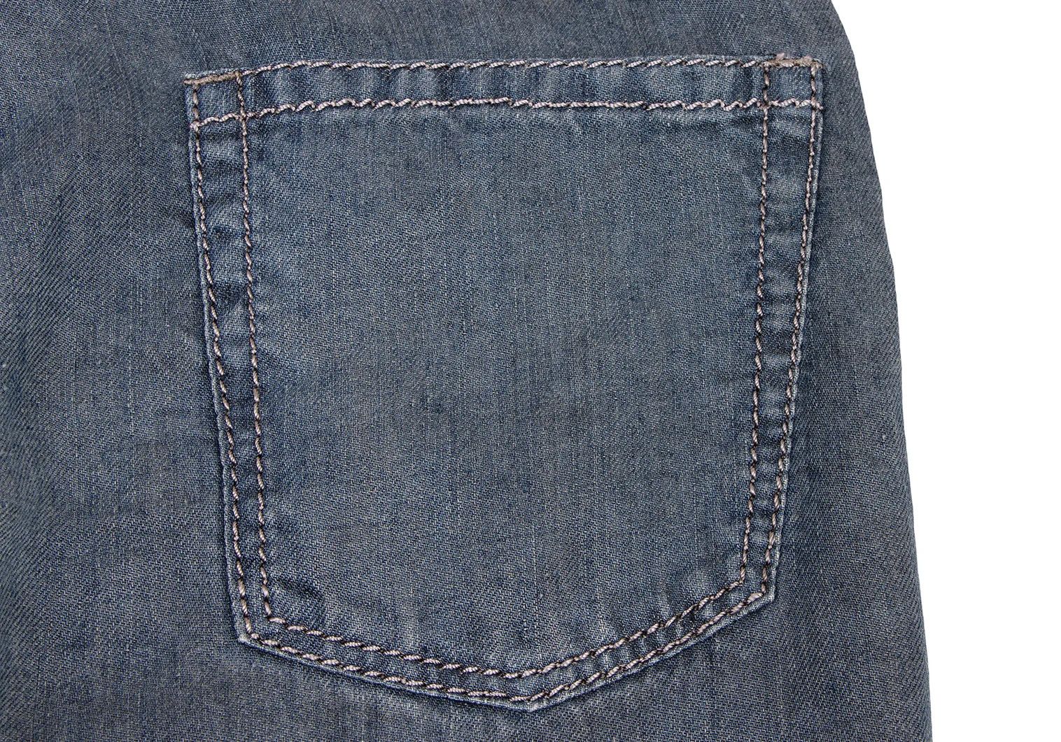 Issey Miyake Dyed Denim-Like Pants in Blue Size 4 Size US 36 / EU 52 - 12 Thumbnail