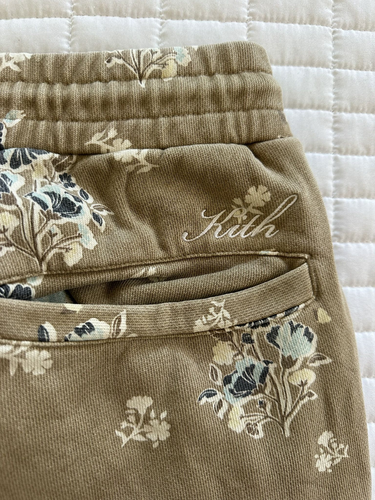 Kith Kith Begonia Floral Williams I Sweatpant 'Canvas' Medium Size US 32 / EU 48 - 10 Thumbnail