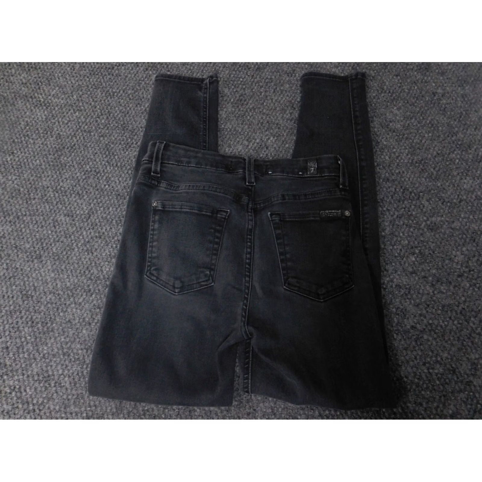 7 For All Mankind 7 for all mankind Womens Jeans 26 gray skinny high waist denim Size 26" / US 2 / IT 38 - 6 Thumbnail