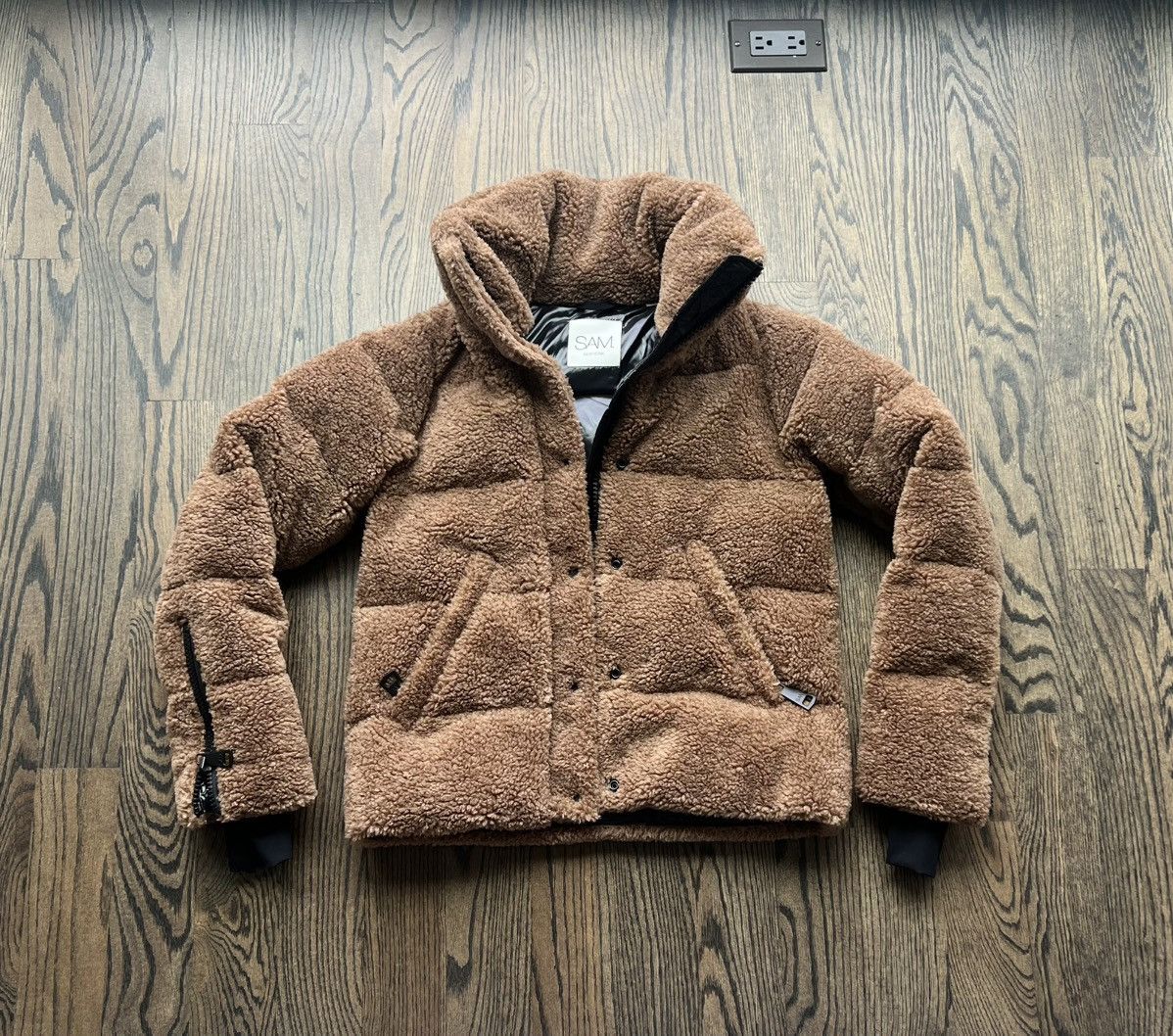 SAM. SAM. New York Teddy Fur Down Jacket Size S / US 4 / IT 40 - 1 Thumbnail