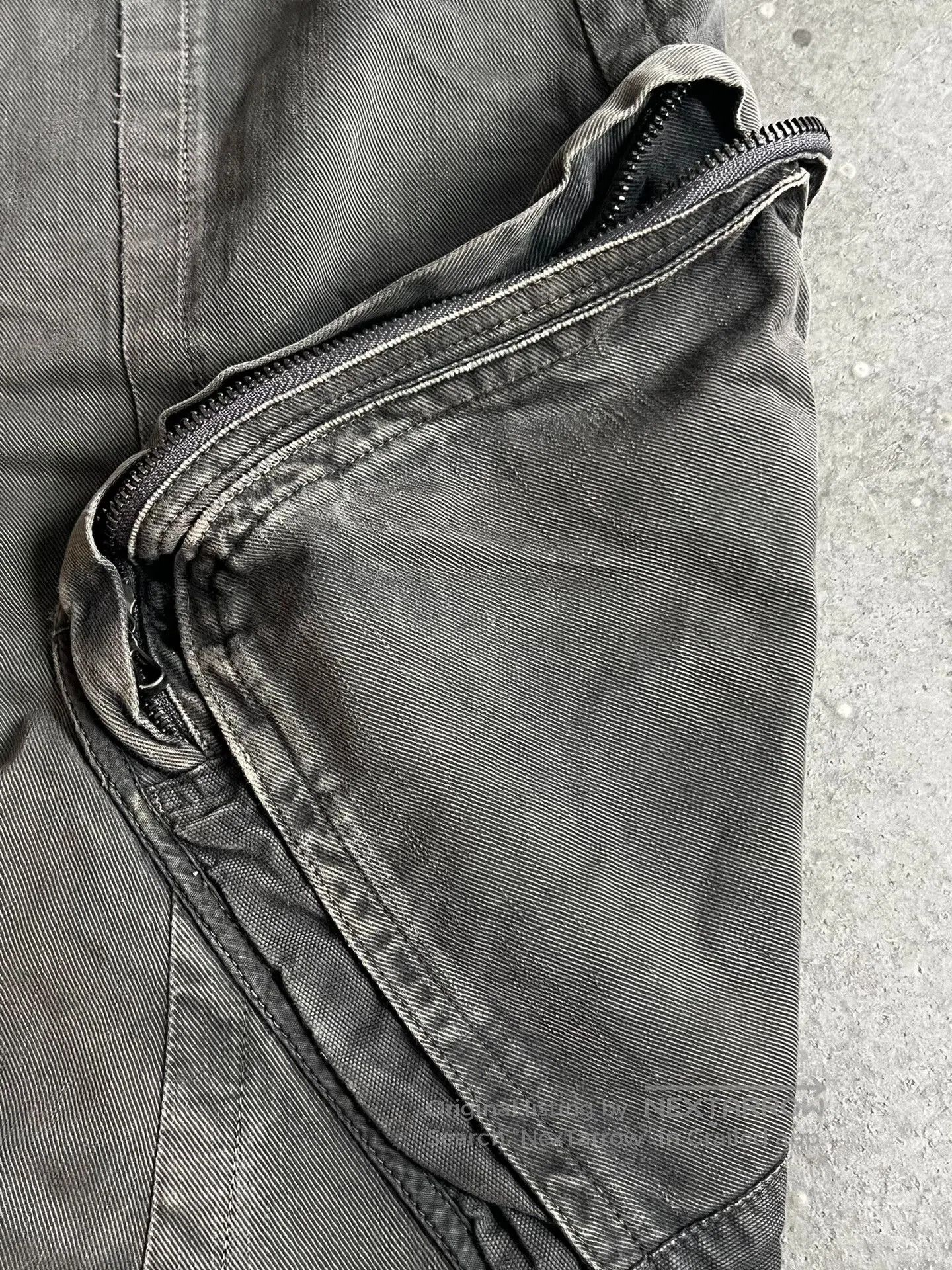 Julius distressed gray tactical cargo pants. Size US 34 / EU 50 - 5 Thumbnail