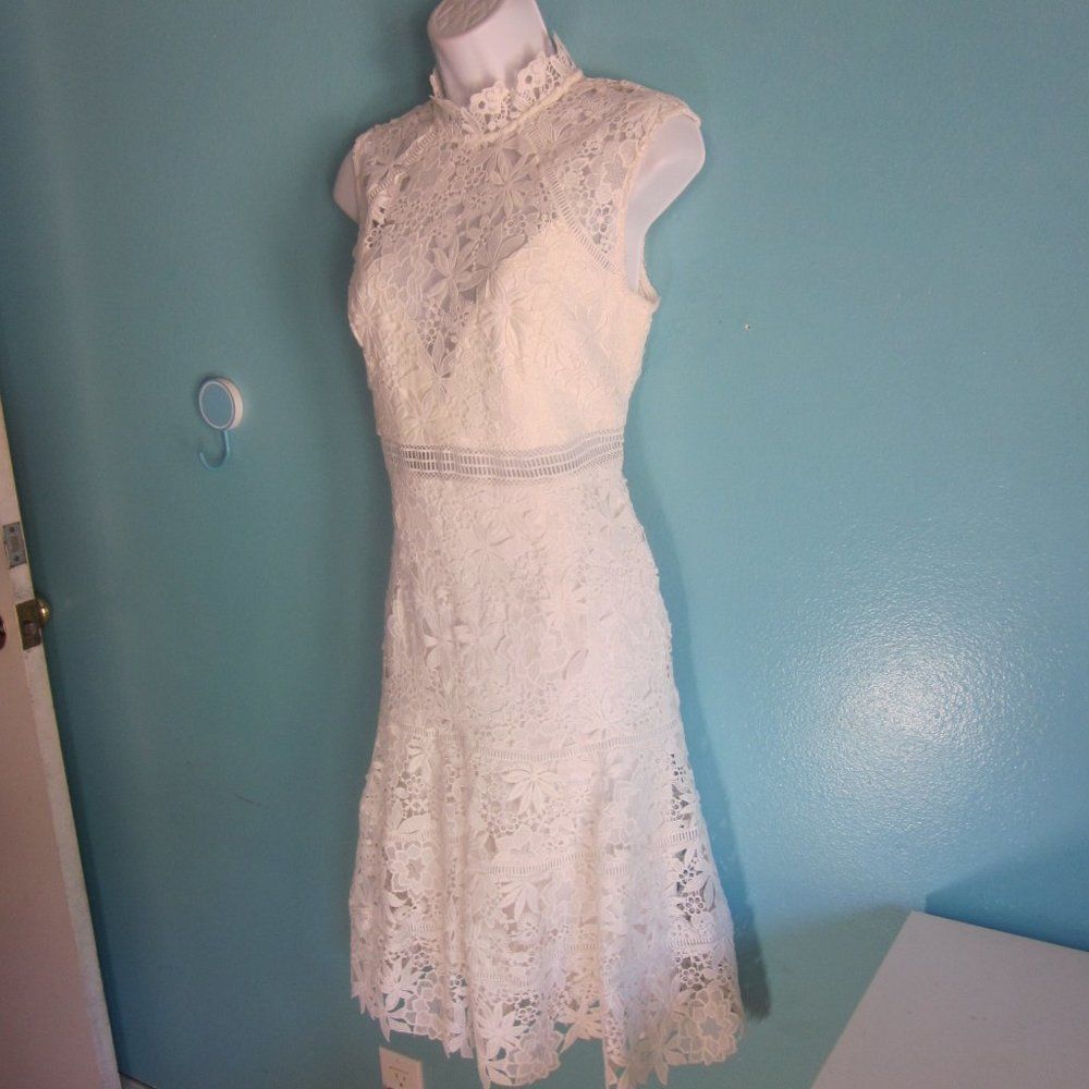 Other Bardot White Lace Dress Size 8 US Size M / US 6-8 / IT 42-44 - 11 Thumbnail