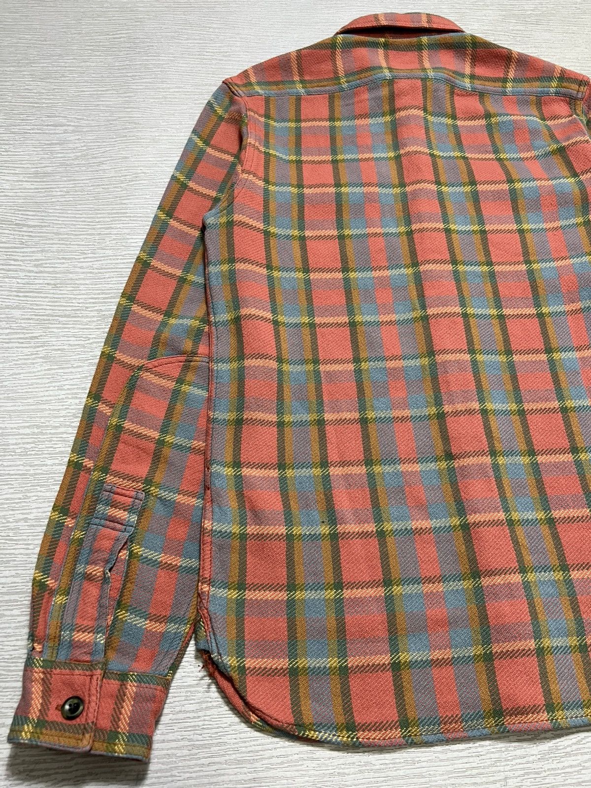 RRL Ralph Lauren RRL Ralph Lauren - Cameron Plaid Cotton Twill Flannel Shirt Size US S / EU 44-46 / 1 - 11 Thumbnail