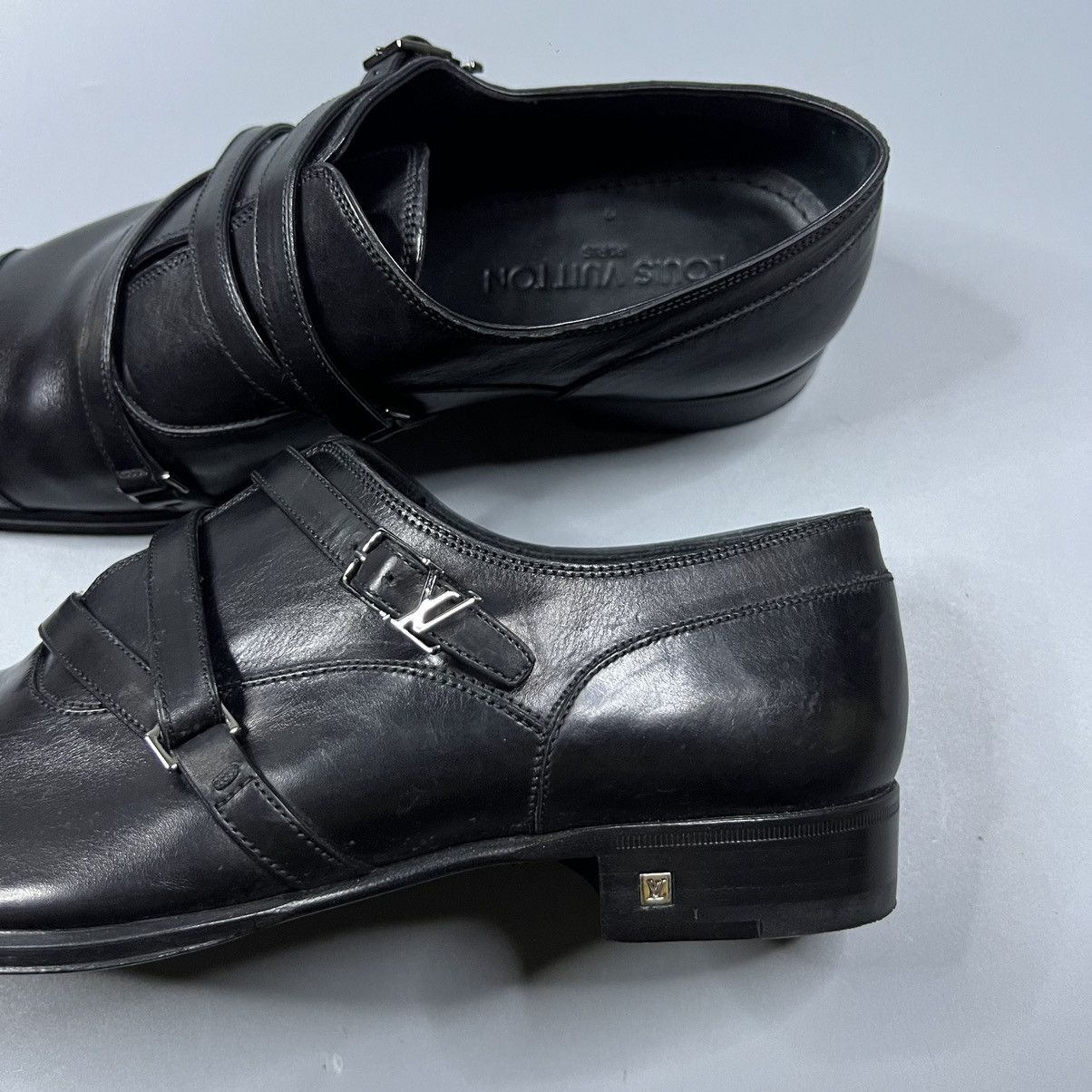 Louis Vuitton Louis Vuitton LV Logo Equinox Derby Leather Shoes Size US 9 / EU 42 - 6 Thumbnail