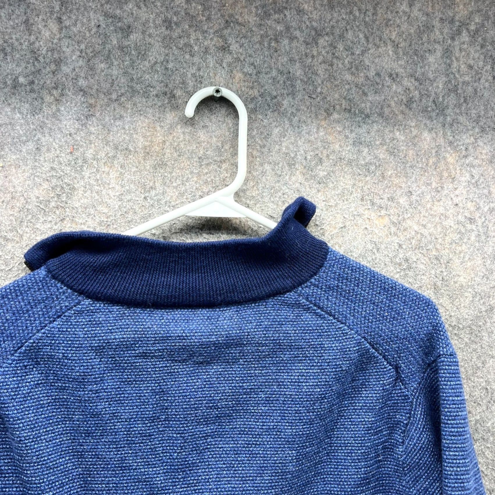 Peter Millar VINTAGE Peter Millar Sweater Mens Large Blue 1/4 Zip Pullover 100% Merino Wool Knit Size US L / EU 52-54 / 3 - 7 Thumbnail