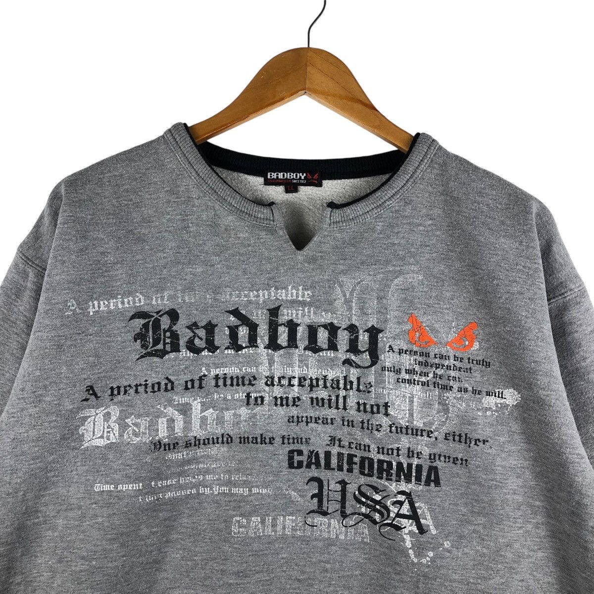 Vintage Vintage BADBOY Sweatshirt Big Logo Pullover Jumper Size US XL / EU 56 / 4 - 2 Thumbnail