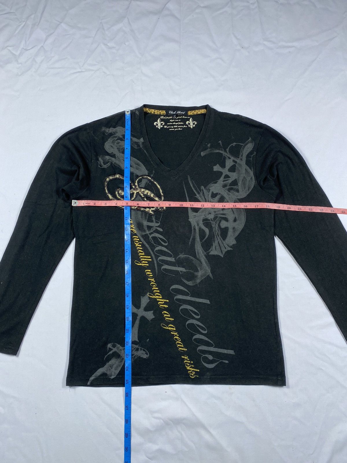 Clash Ahead Japanese Clash Ahead poem gothic punk long sleve Size US M / EU 48-50 / 2 - 7 Thumbnail