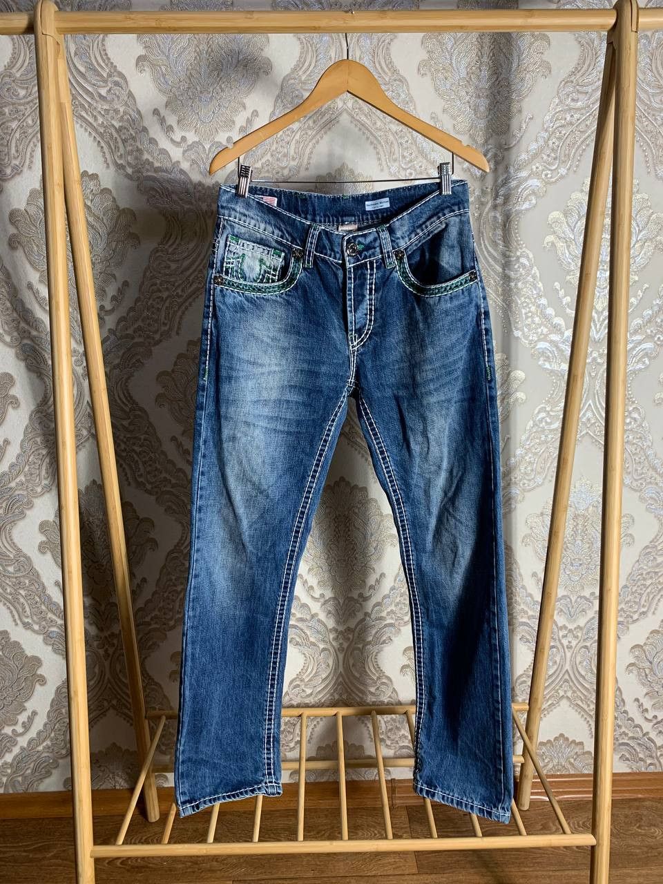 True Religion Vintage True Religion Denim Jeans Casual Japan Style Y2K 90s Size US 32 / EU 48 - 2 Thumbnail