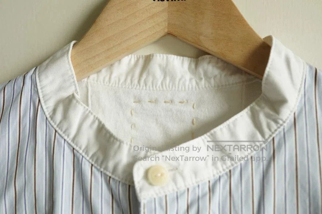 Visvim Multi Striped Long Sleeve Button Up Shirt. Size US S / EU 44-46 / 1 - 2 Thumbnail