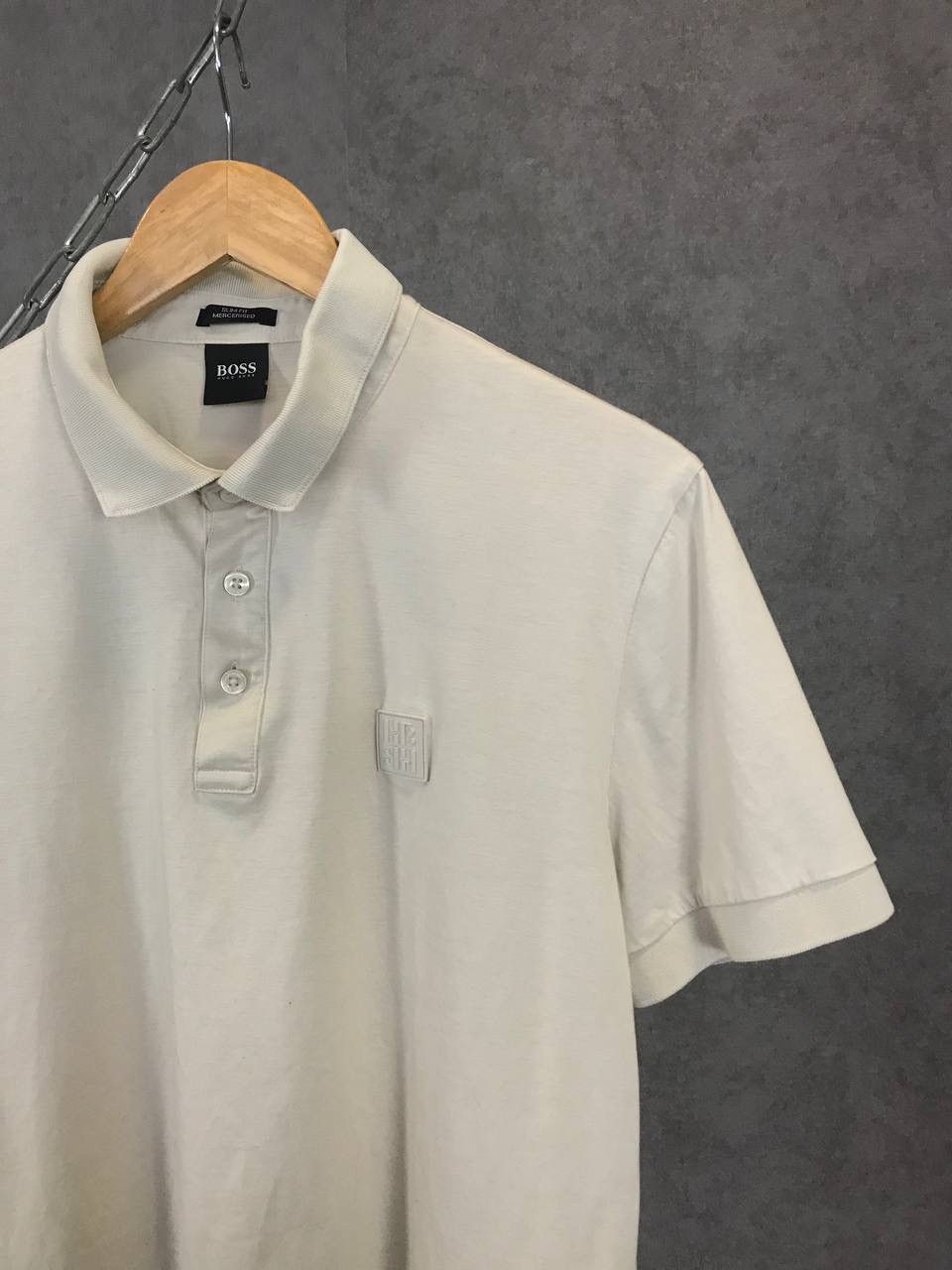 Designer Hugo Boss luxury designer logo polo tee Size US L / EU 52-54 / 3 - 2 Thumbnail