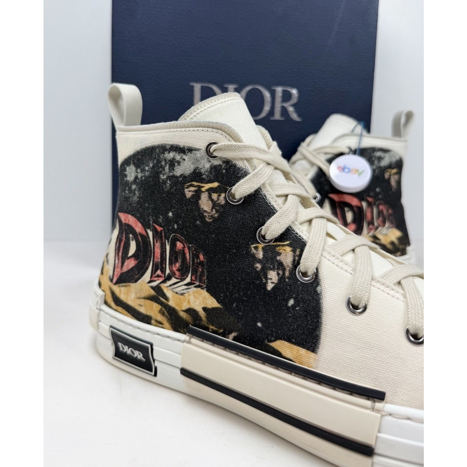 Dior Size 45EU/12US - Dior AsteroDior Canvas B23 High Size US 12 / EU 45 - 3 Thumbnail
