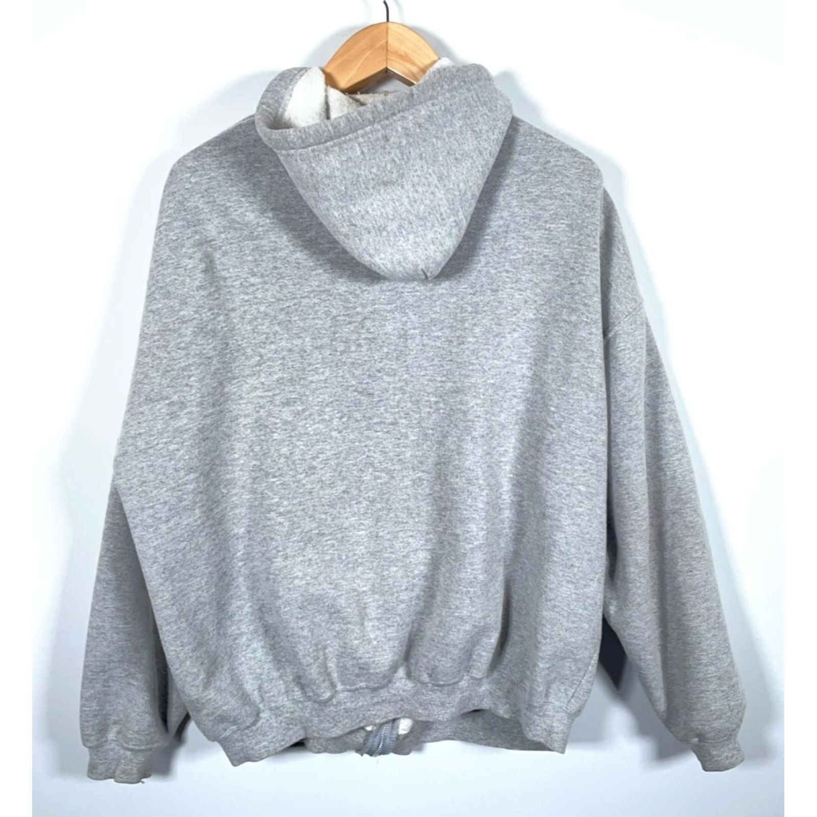 Russell Athletic VINTAGE Russell Athletic Hoodie 2XL Mens Full Zip Crew Neck Heather Gray Sweatshirt Member's Mark Retro Logo Heavyweight Cotton Polyester Fleece Size US XXL / EU 58 / 5 - 2 Thumbnail