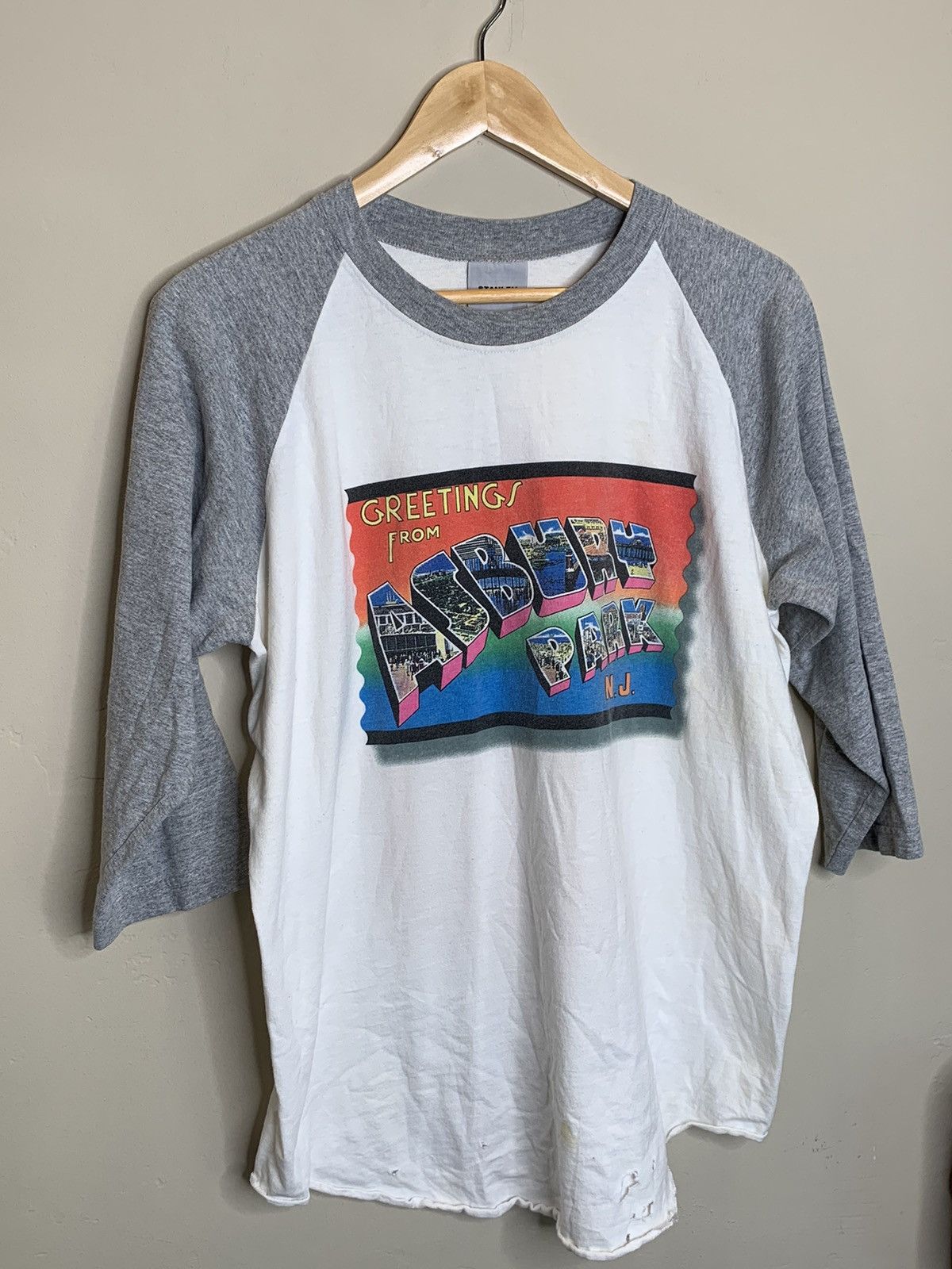 1999 Rare Bruce Springsteen Distressed hotsell Raglan Band Tee Shirt Made in USA | Men's Medium