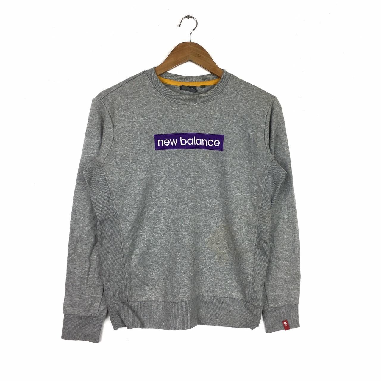 New Balance NEW BALANCE Sweatshirt Sweater Jumper Box Logo Crewneck Size US S / EU 44-46 / 1 - 1 Thumbnail