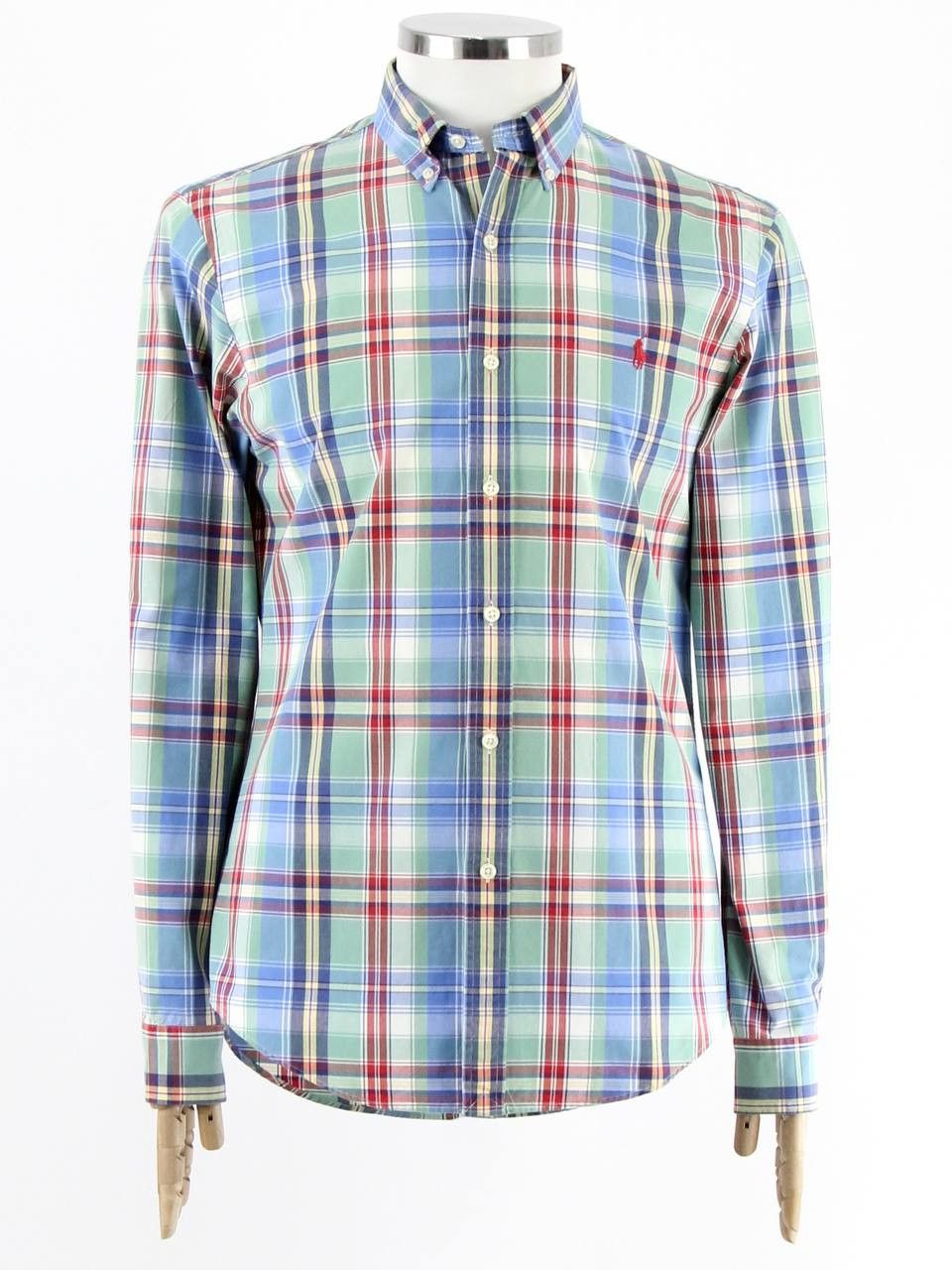 Polo Ralph Lauren POLO RALPH LAUREN Checkered Slim Shirt Size US M / EU 48-50 / 2 - 1 Thumbnail