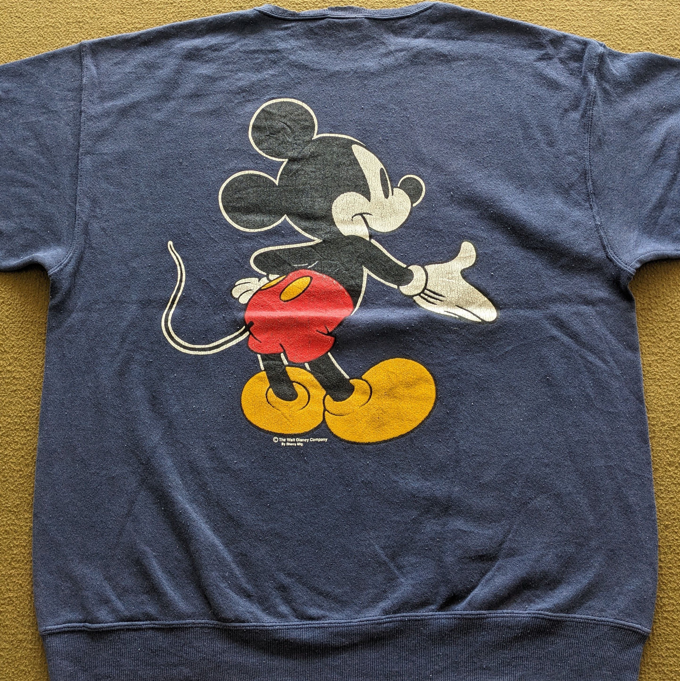 Vintage Vintage Mickey Mouse Cartoon Disney Sweatshirt Size US L / EU 52-54 / 3 - 4 Thumbnail