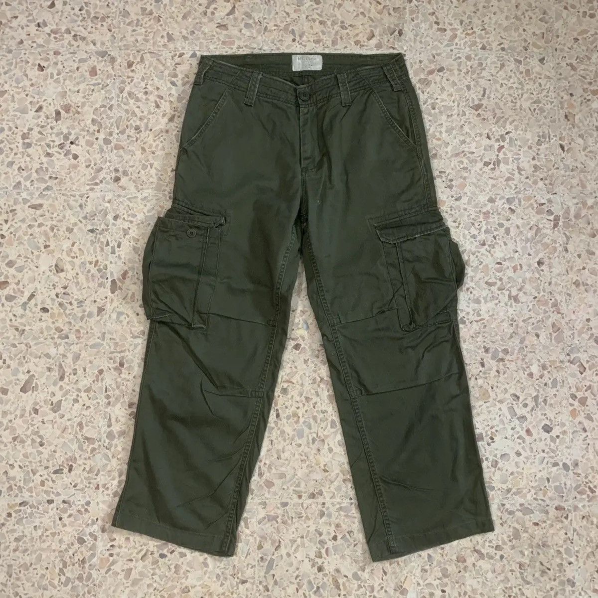 Japanese Brand Real Crush Utility Big Side Pocket Trousers Tactical Cargo Size US 32 / EU 48 - 1 Thumbnail