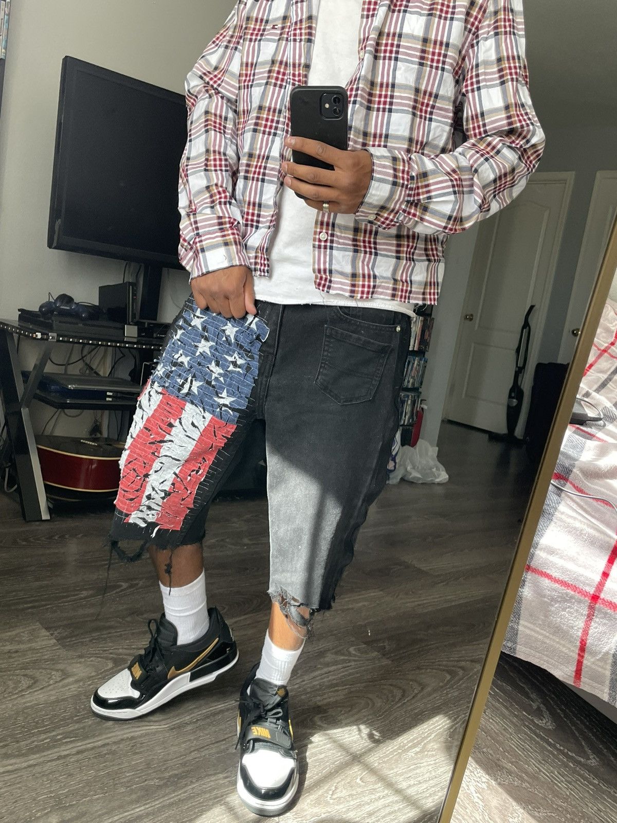 Other Custom Election Day Jorts Size US 32 / EU 48 - 3 Thumbnail