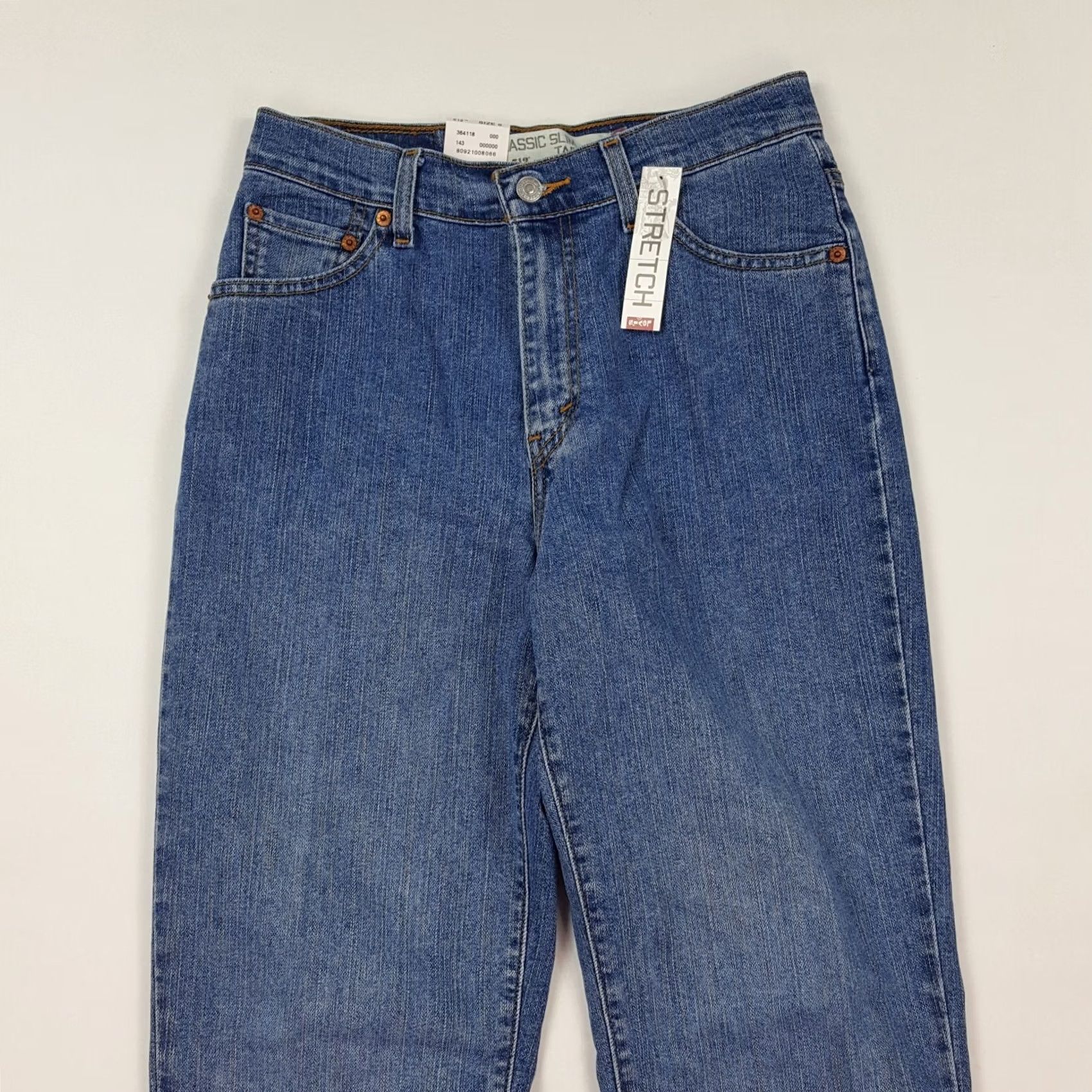 Levi's VINTAGE Levi's 512 Slim Denim Blue Jeans Women Size 6 28" 31" Inseam Size 28" / US 6 / IT 42 - 2 Thumbnail