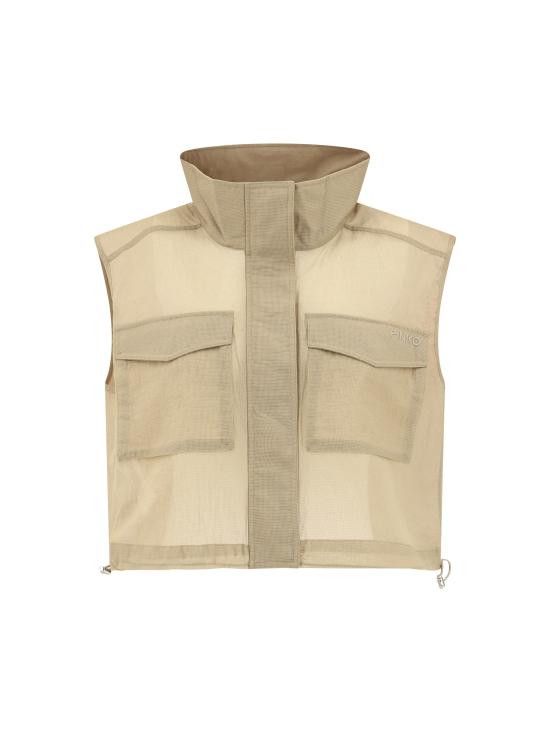Pinko PINKO Women Jackets 104852A2EK C82 BEIGE Size S / US 4 / IT 40 - 1 Thumbnail