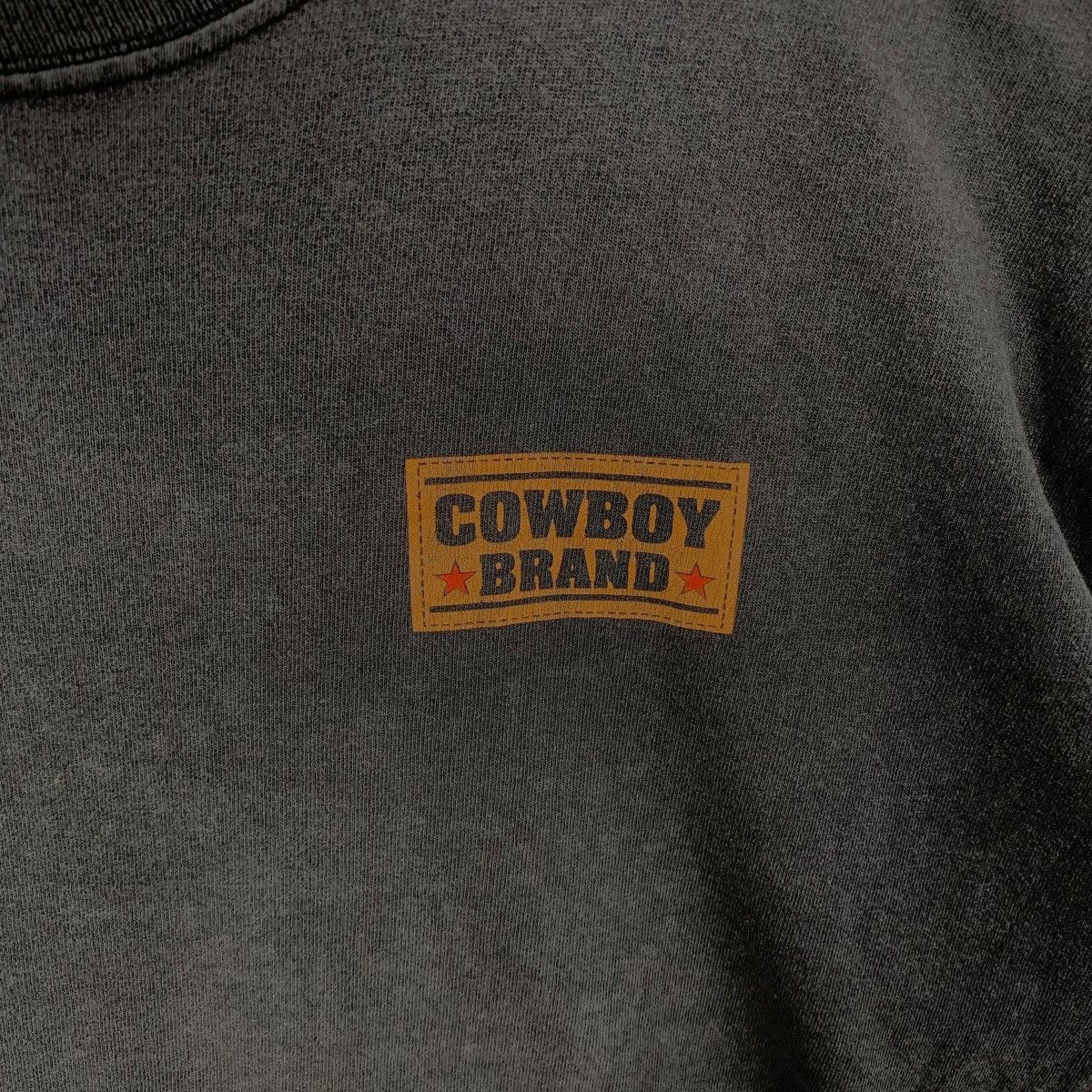Vintage Vintage COWBOY BRAND Face Your Fears Bull Graphic Backhit Size US L / EU 52-54 / 3 - 6 Thumbnail