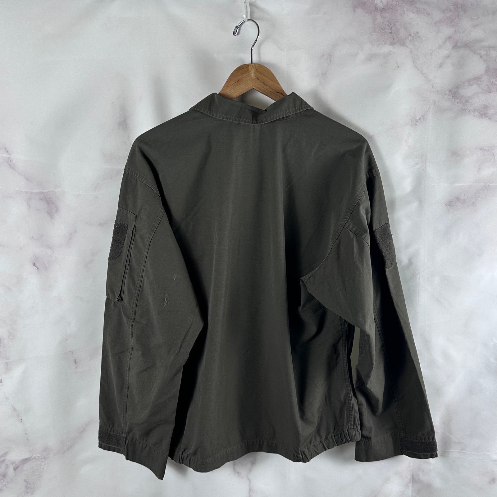 Vintage Austrian Military Green KAZ-03 Ripstop Shirt Size US L / EU 52-54 / 3 - 6 Thumbnail