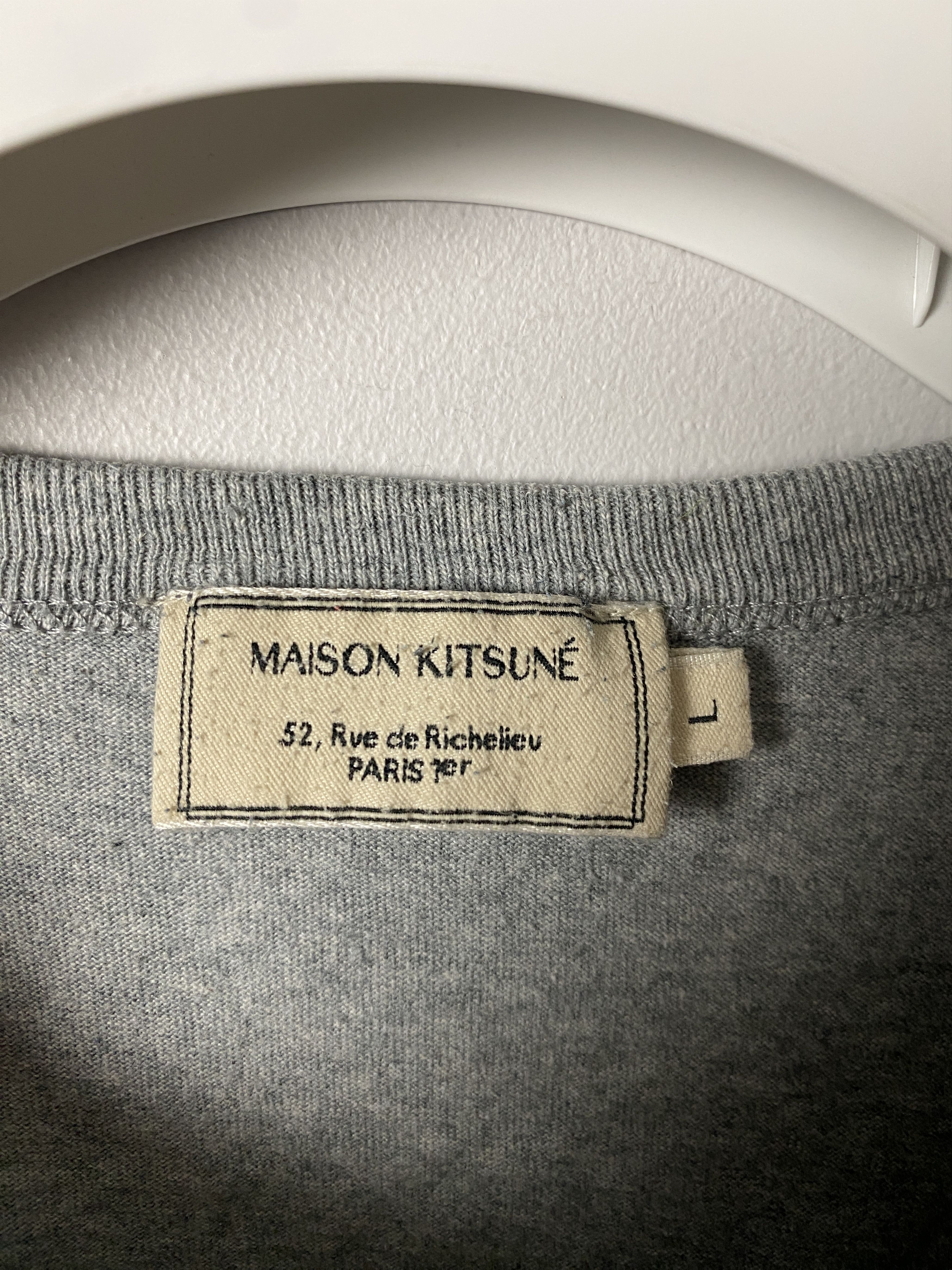 Maison Kitsune Maison Kitsune big logo printed t-shirt tee Size US L / EU 52-54 / 3 - 3 Thumbnail