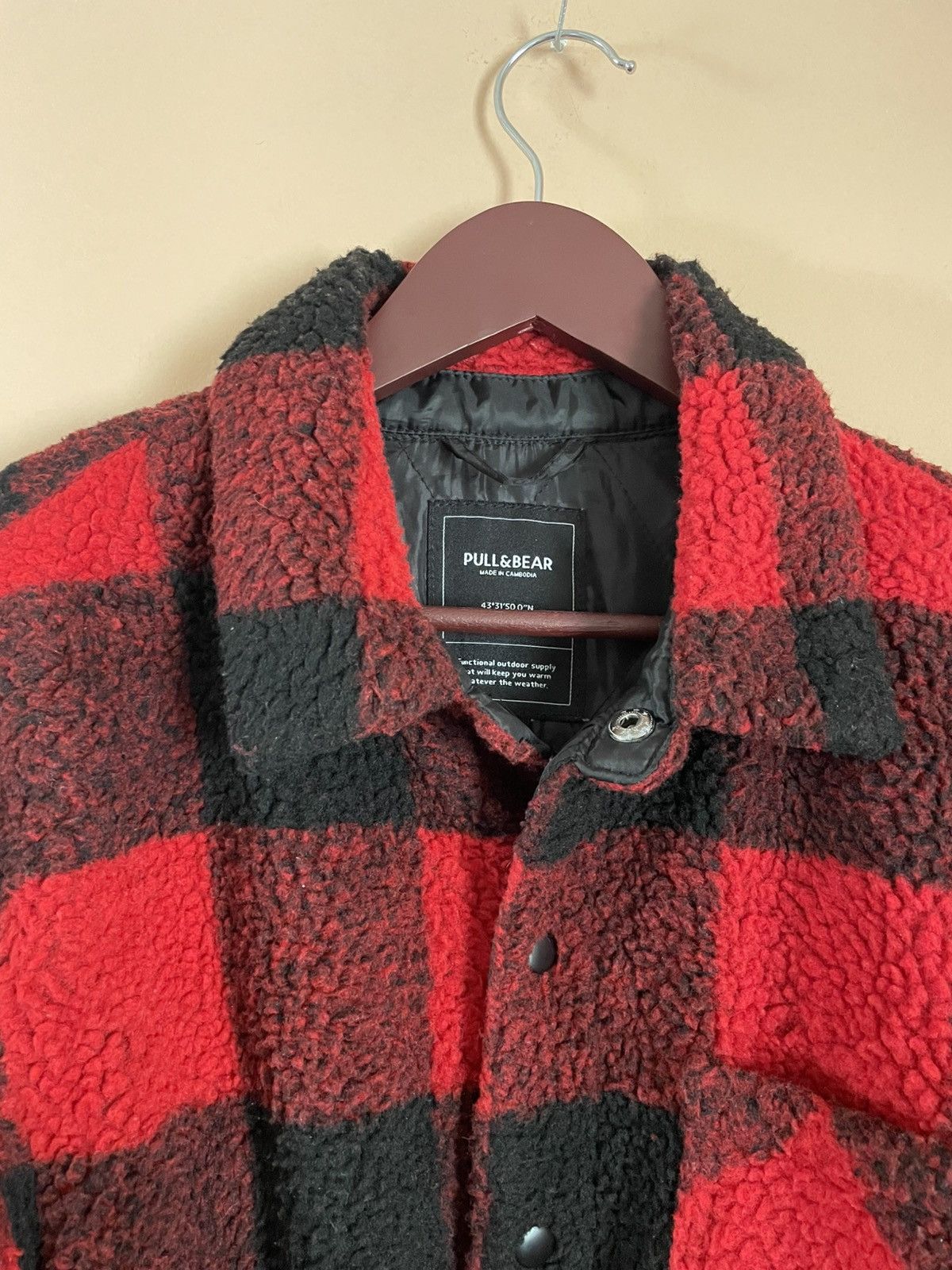 Pull & Bear Pull&Bear Buffalo padded fleece over shirt for outdoor Size US L / EU 52-54 / 3 - 3 Thumbnail