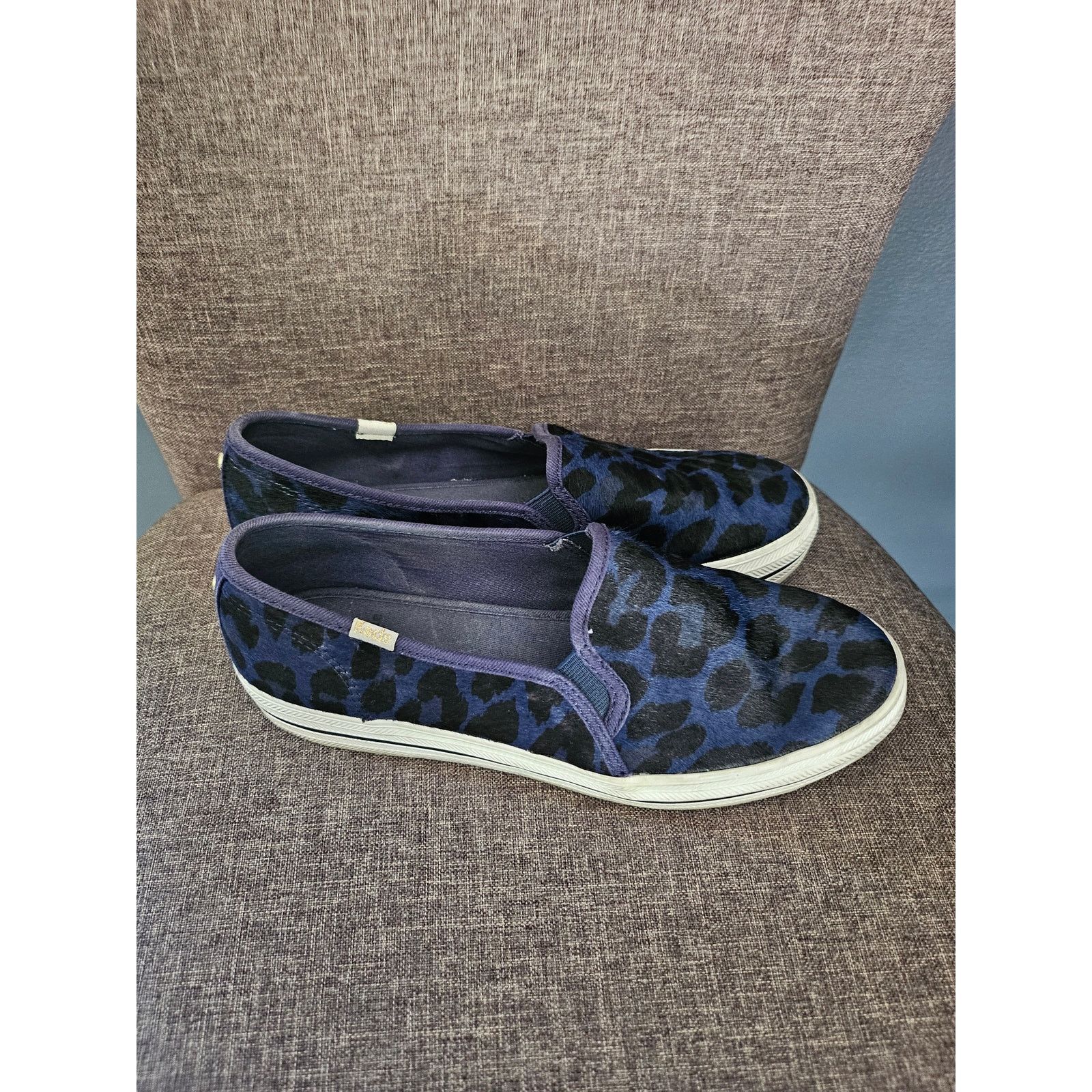 Kate Spade Kate Spade Cheetah Blue Sneakers Size 8 Size US 8 / IT 38 - 2 Thumbnail
