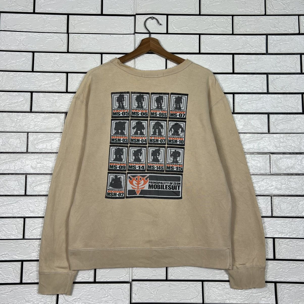 Vintage COSPA Principality of Zeon MOBILESUIT Sweatshirt #4249-C193 Size US M / EU 48-50 / 2 - 1 Thumbnail