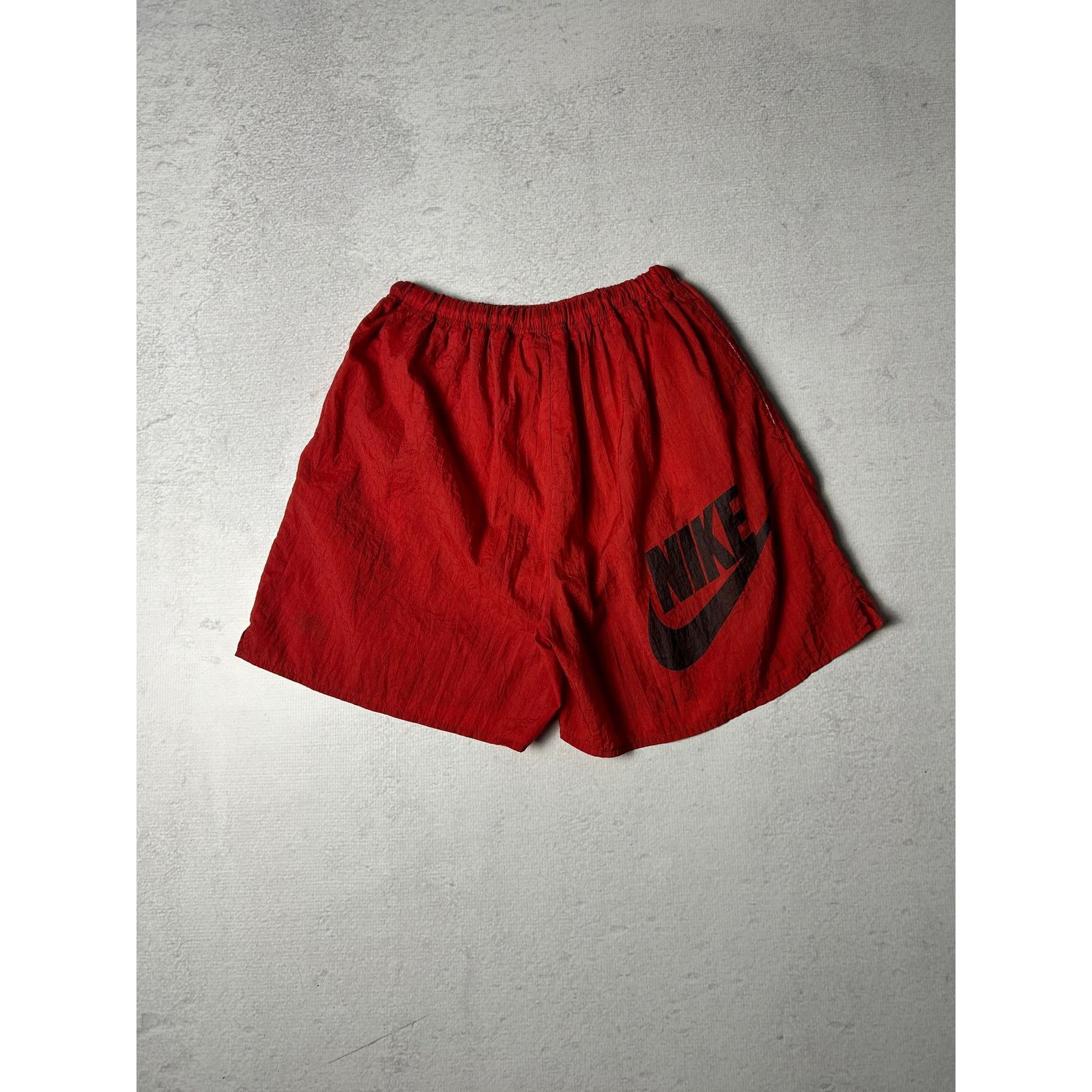 Nike Vintage 90s Nike Red Track Shorts, Menswear - Men's XL Size US 28 / EU 44 - 1 Thumbnail