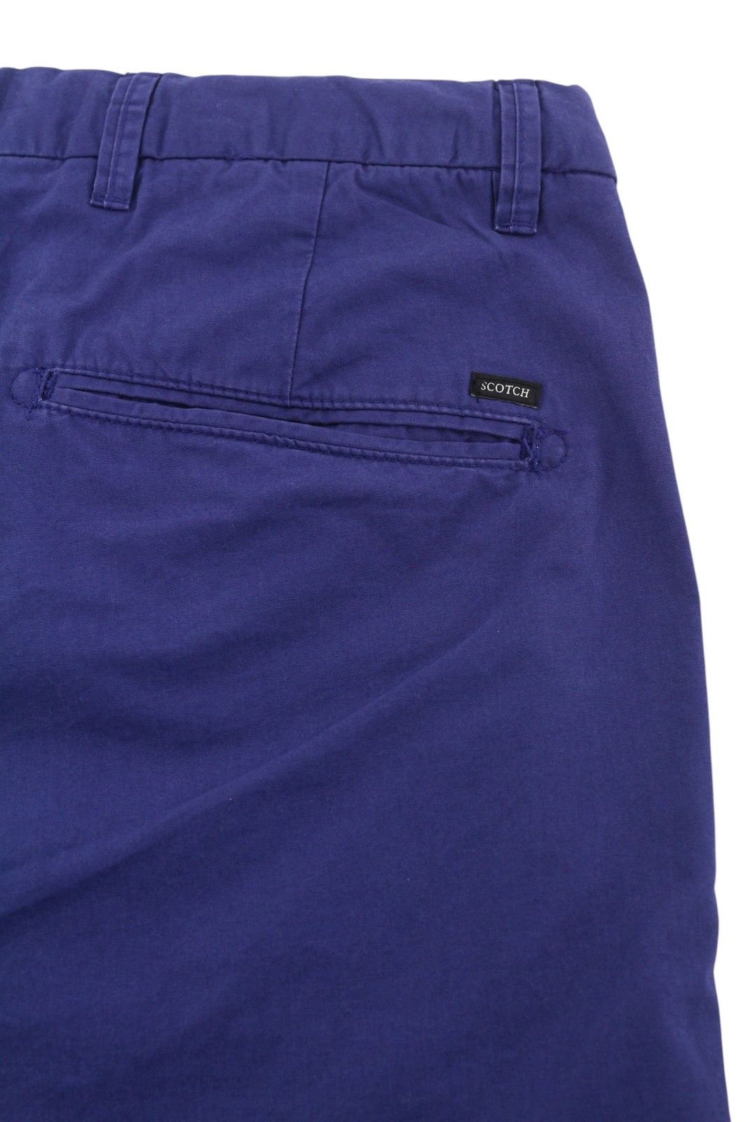Scotch & Soda W29 Chino Blue Zip Fly 5-Design Pockets Logo 84157 Size US 29 - 4 Thumbnail