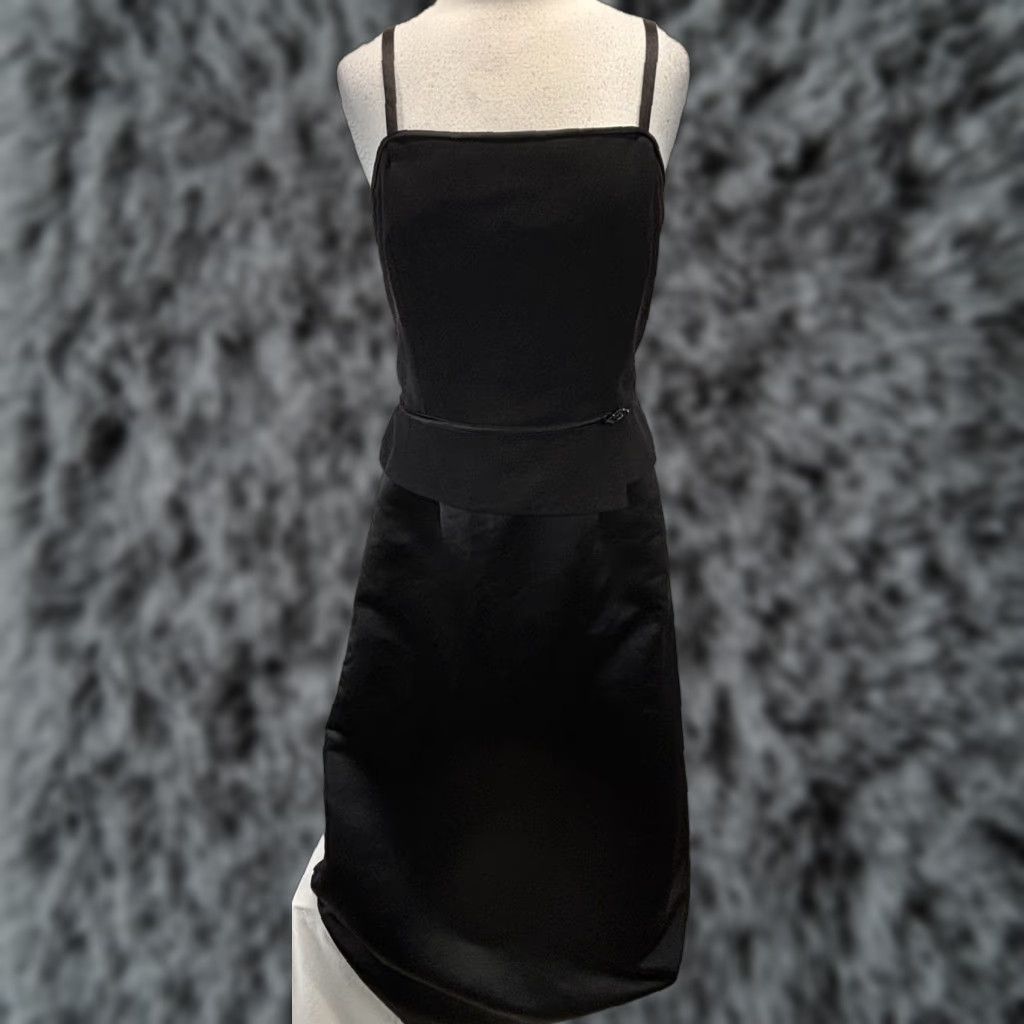 Vintage VINTAGE Scott McClintock Long Black Gown Dress 16 Satin Skirt Removable Straps US Eveningwear 1990s Mens? Womens? Size 38" / US 16 / IT 52 - 1 Thumbnail