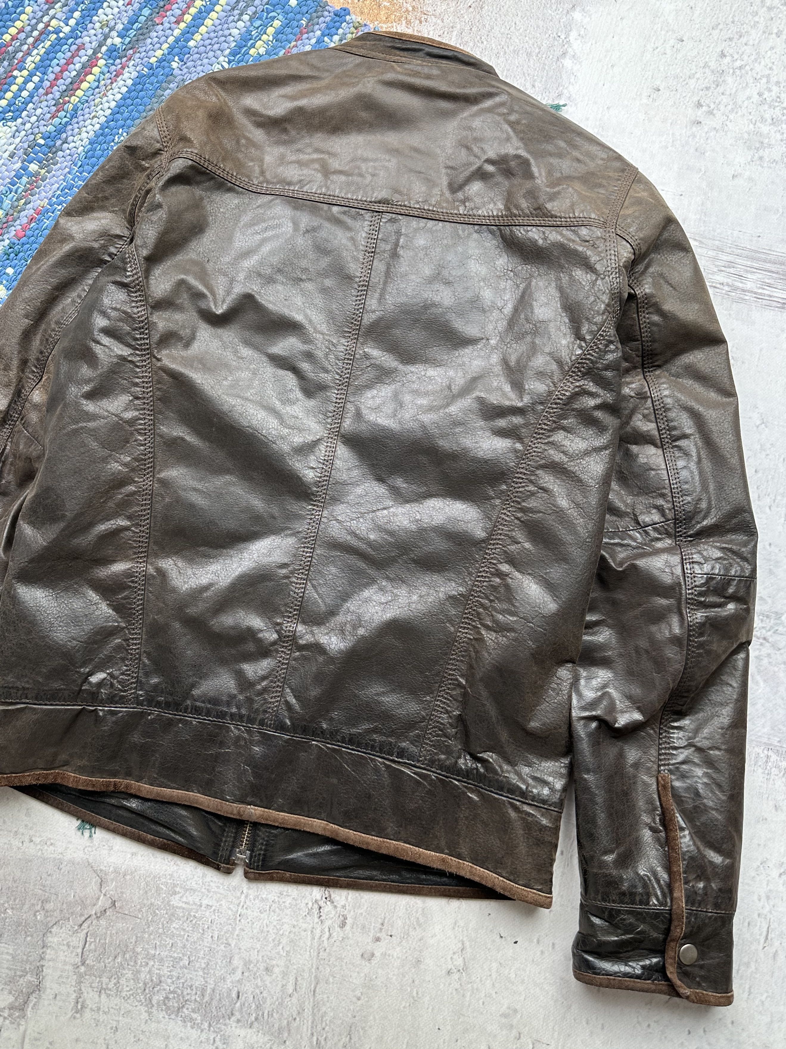 Vintage Vintage Faded Leather Jacket A77(312)D15 Size US M / EU 48-50 / 2 - 8 Thumbnail