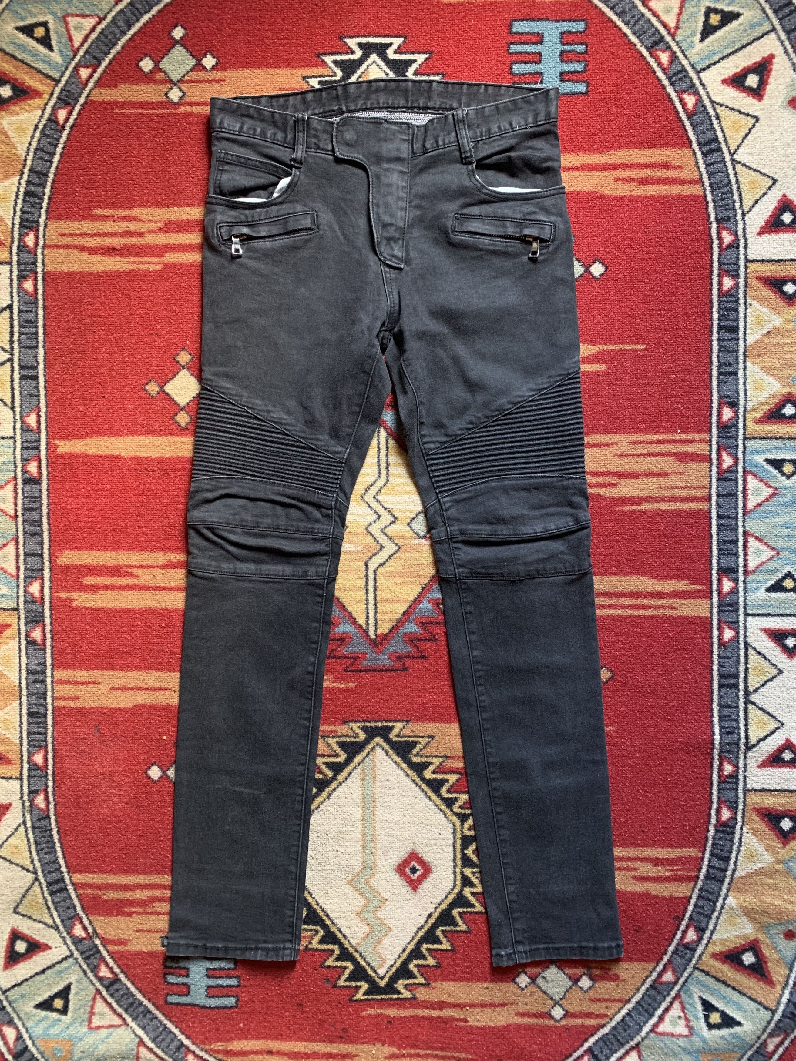 Balmain Balmain Homme SS12 Waxed Denim | Grailed