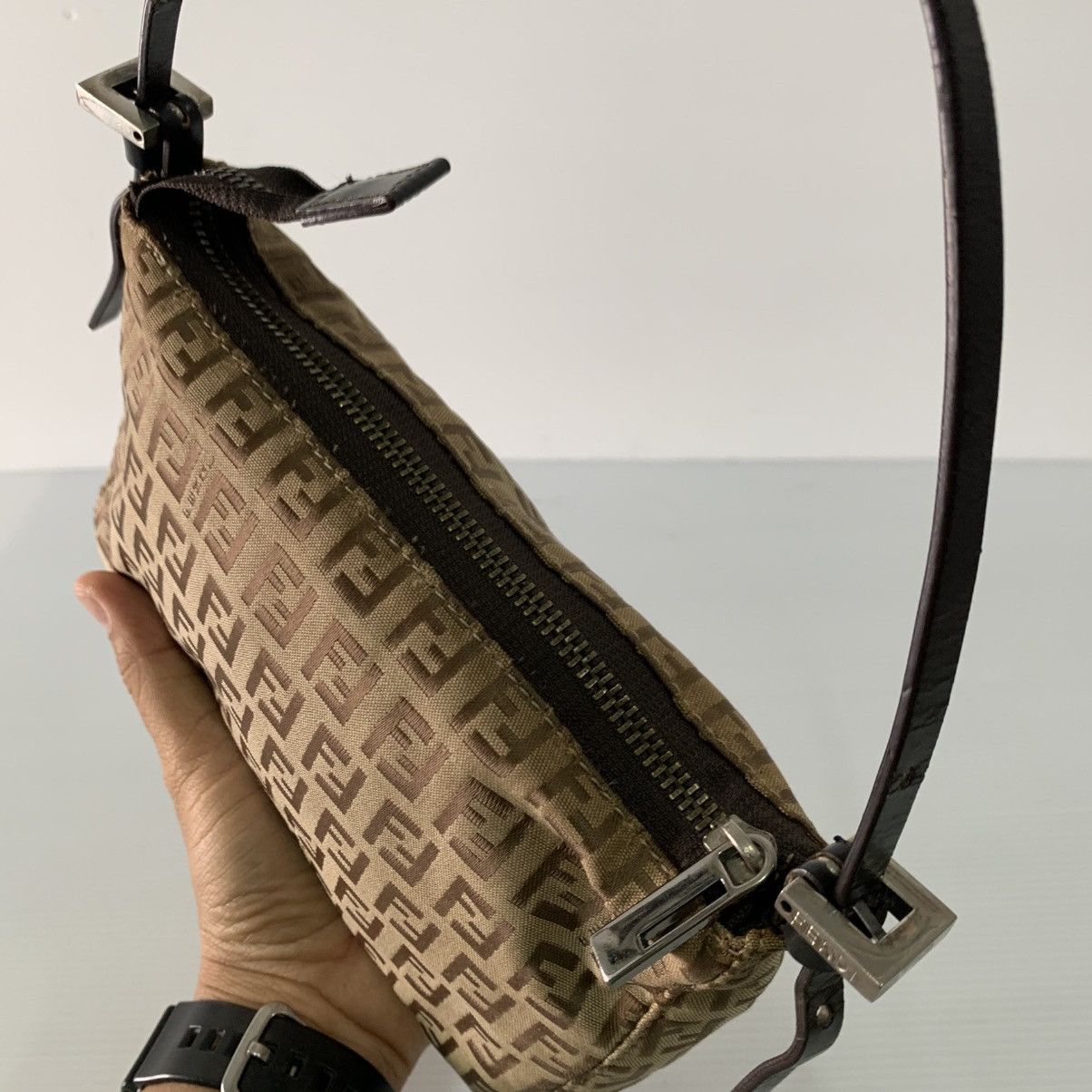 Fendi Fendi Zucchino Pochette Bag Size ONE SIZE - 9 Thumbnail